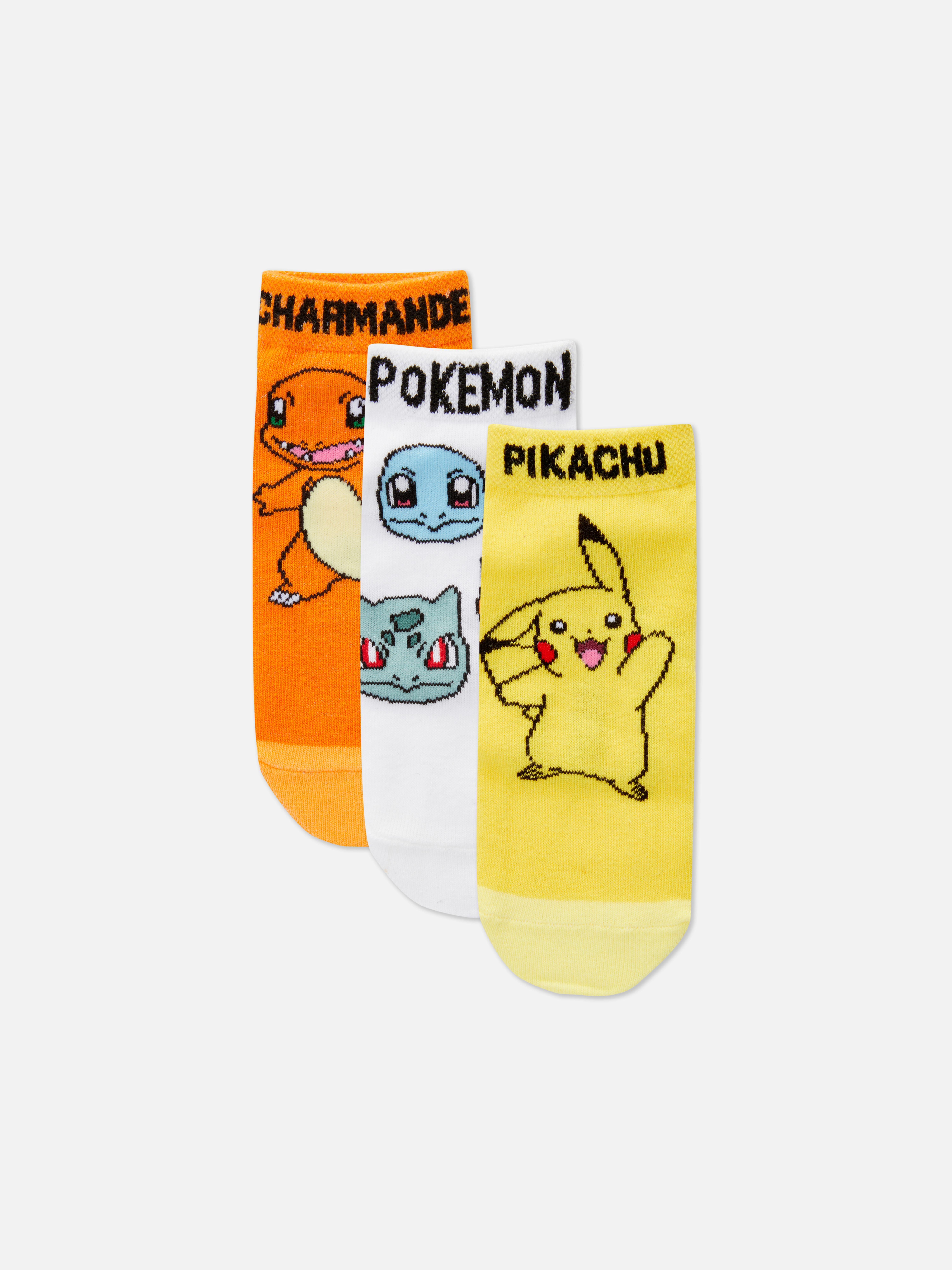 Set de 3 perechi de șosete Pokémon peste gleznă
