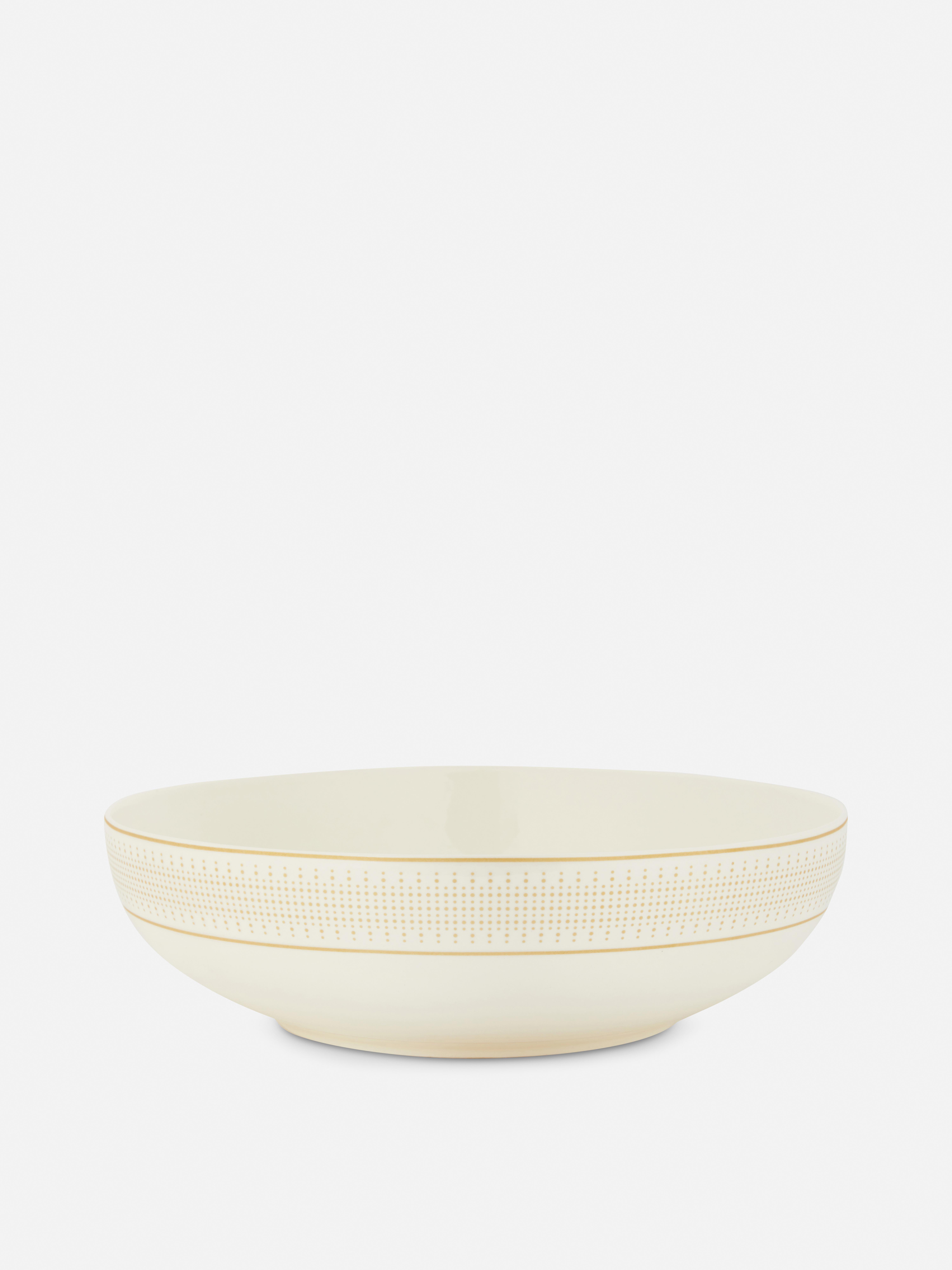 The Edit Spottted Serving Bowl