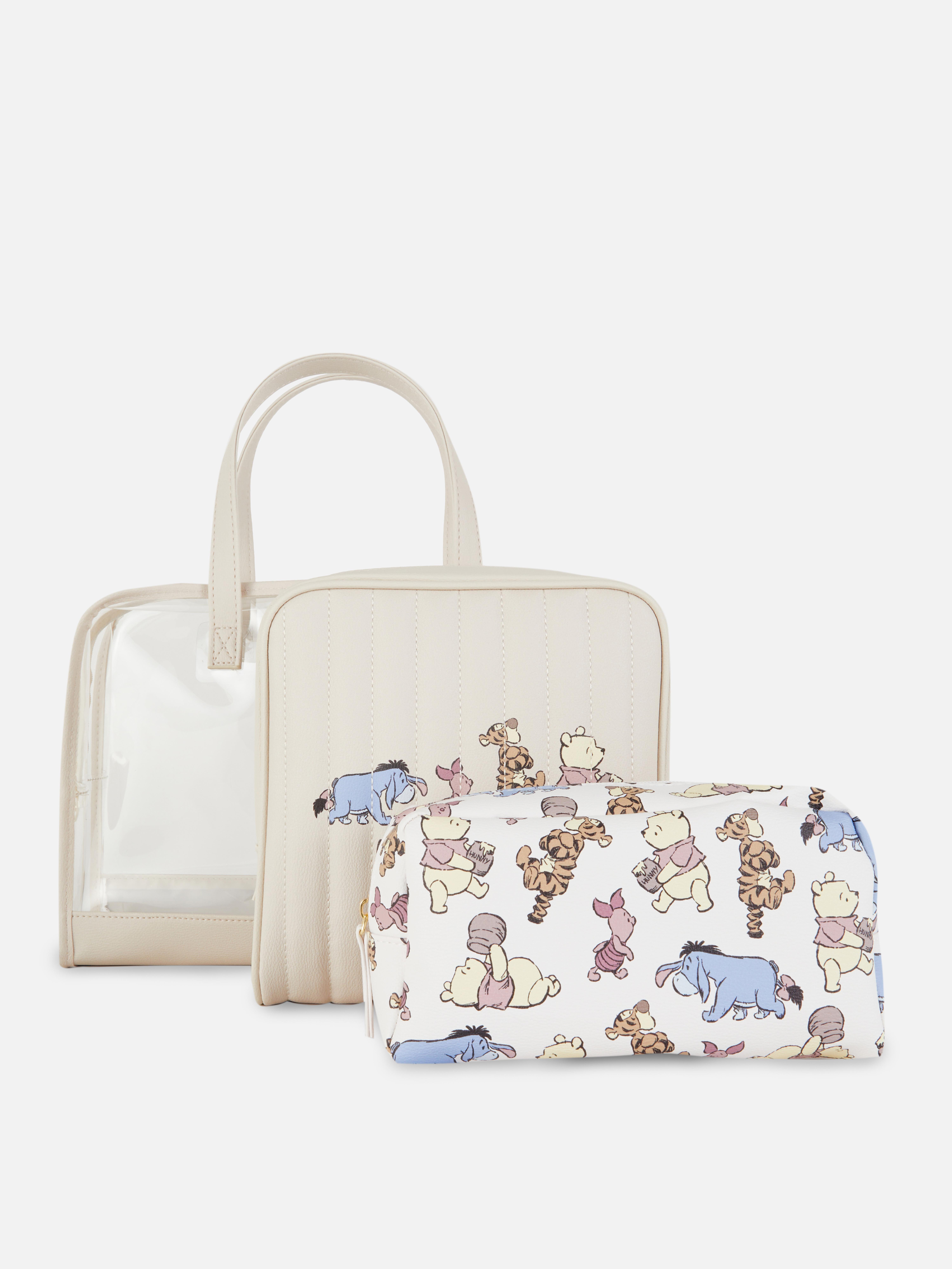 3pk Winnie the Pooh Makeup Bag Collection