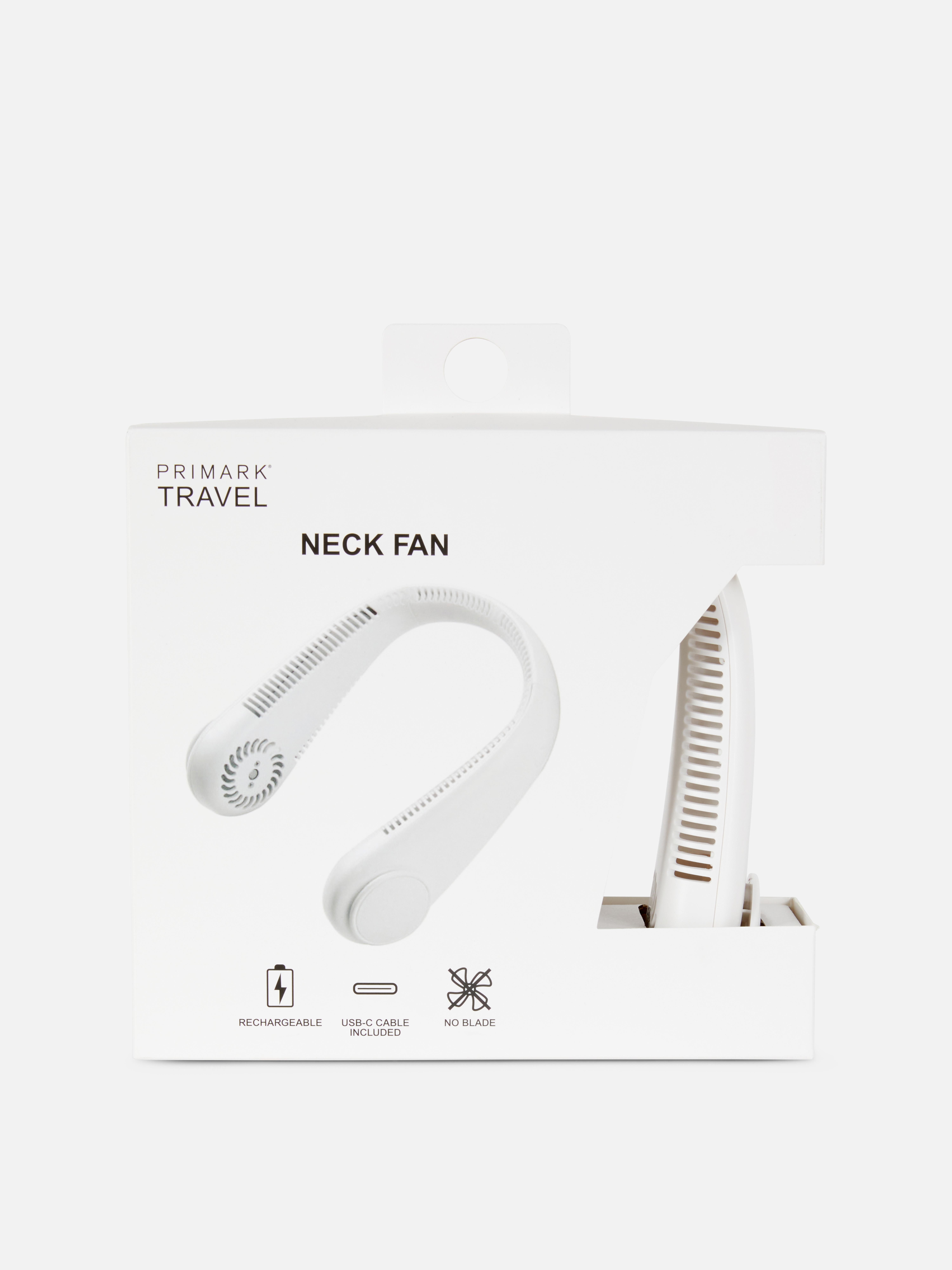 Ventilador de cuello recargable