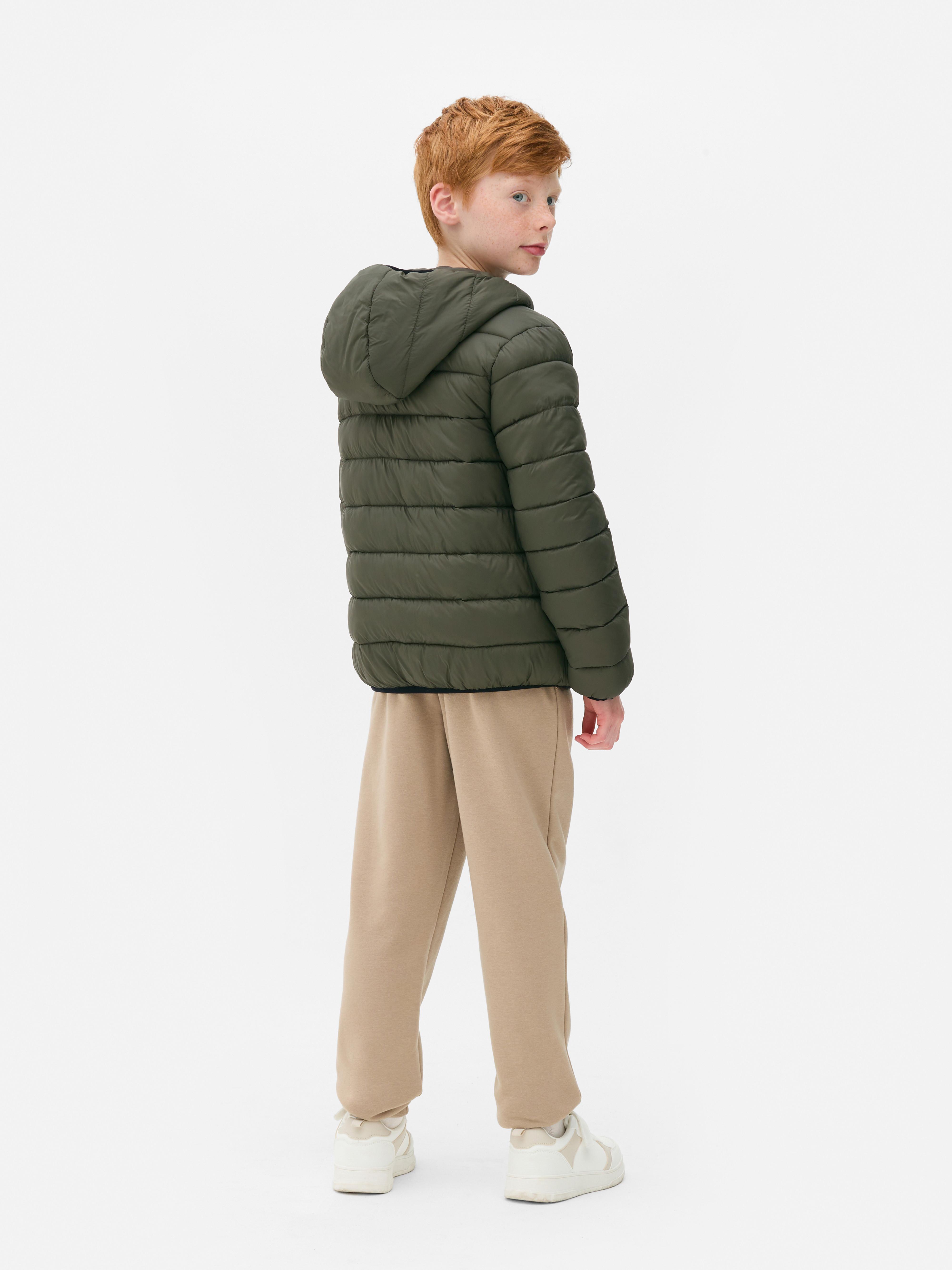 ジャケット・アウター CONP 23AW Zip-up Padded Jacket Boys Burgundy Older Kids' Zip-Up Puffer Jacket | Primark