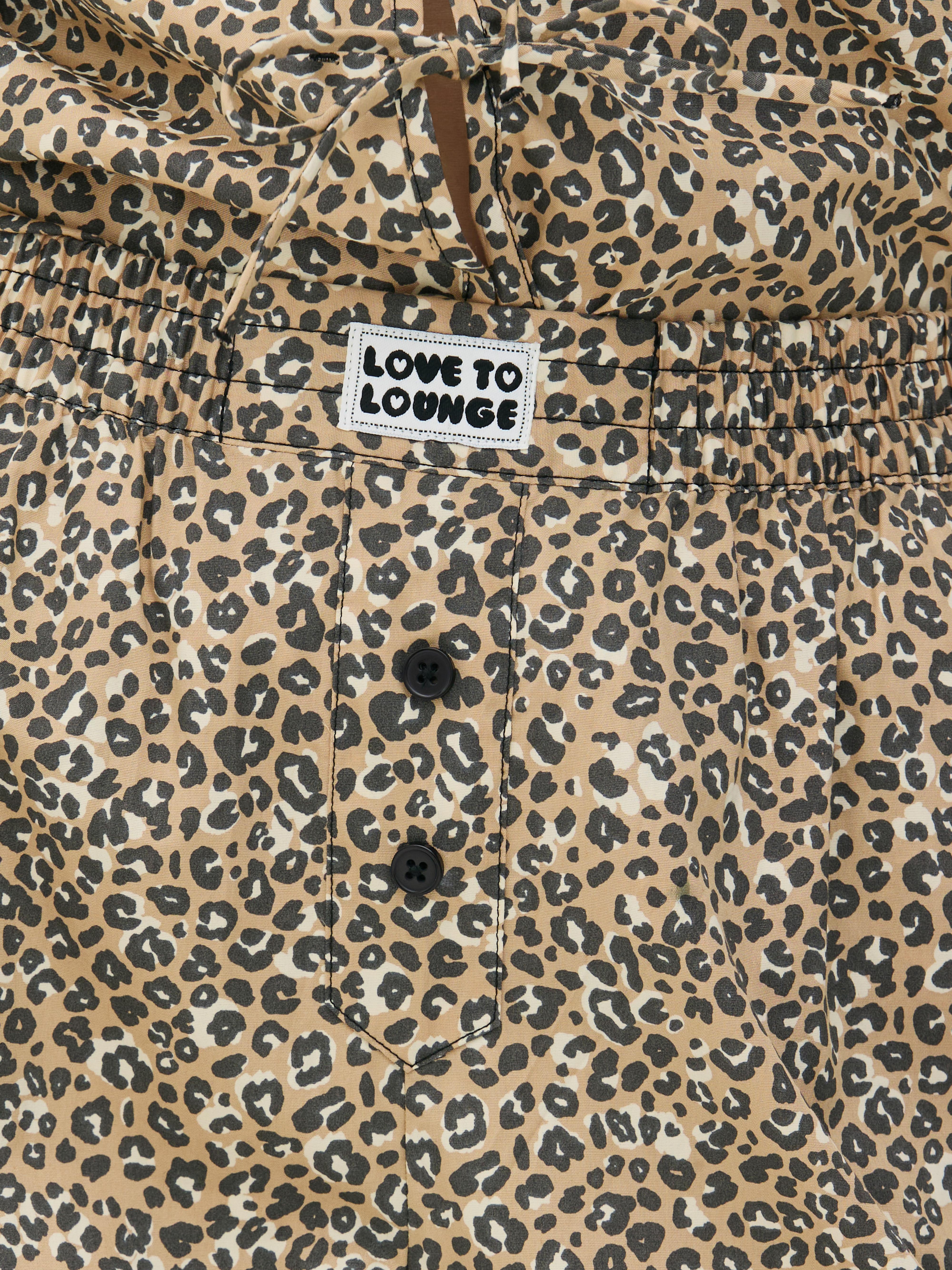 Calças pijama leopardo Love To Lounge