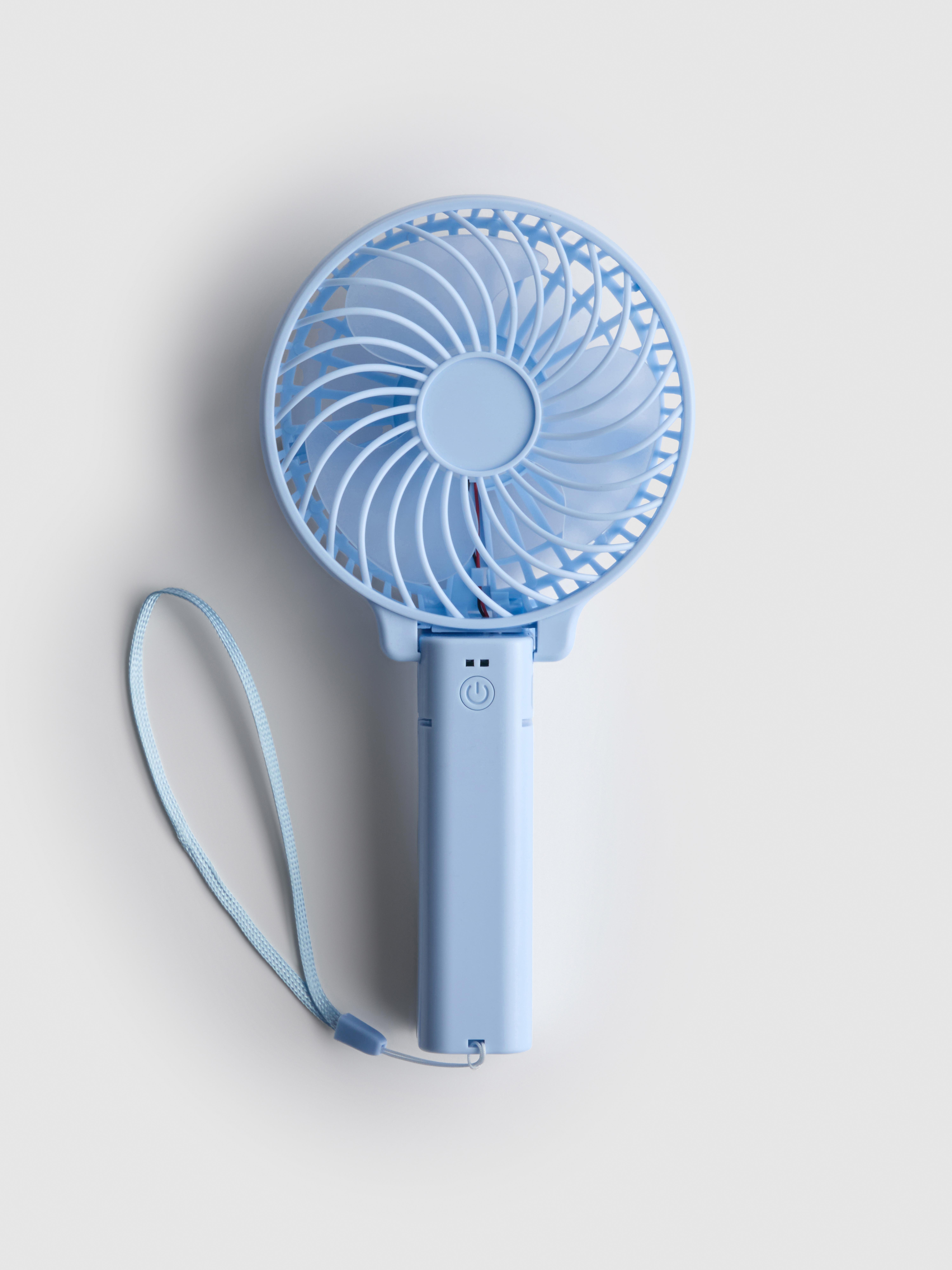 Podręczny wiatraczek podróżny Jasny niebieski