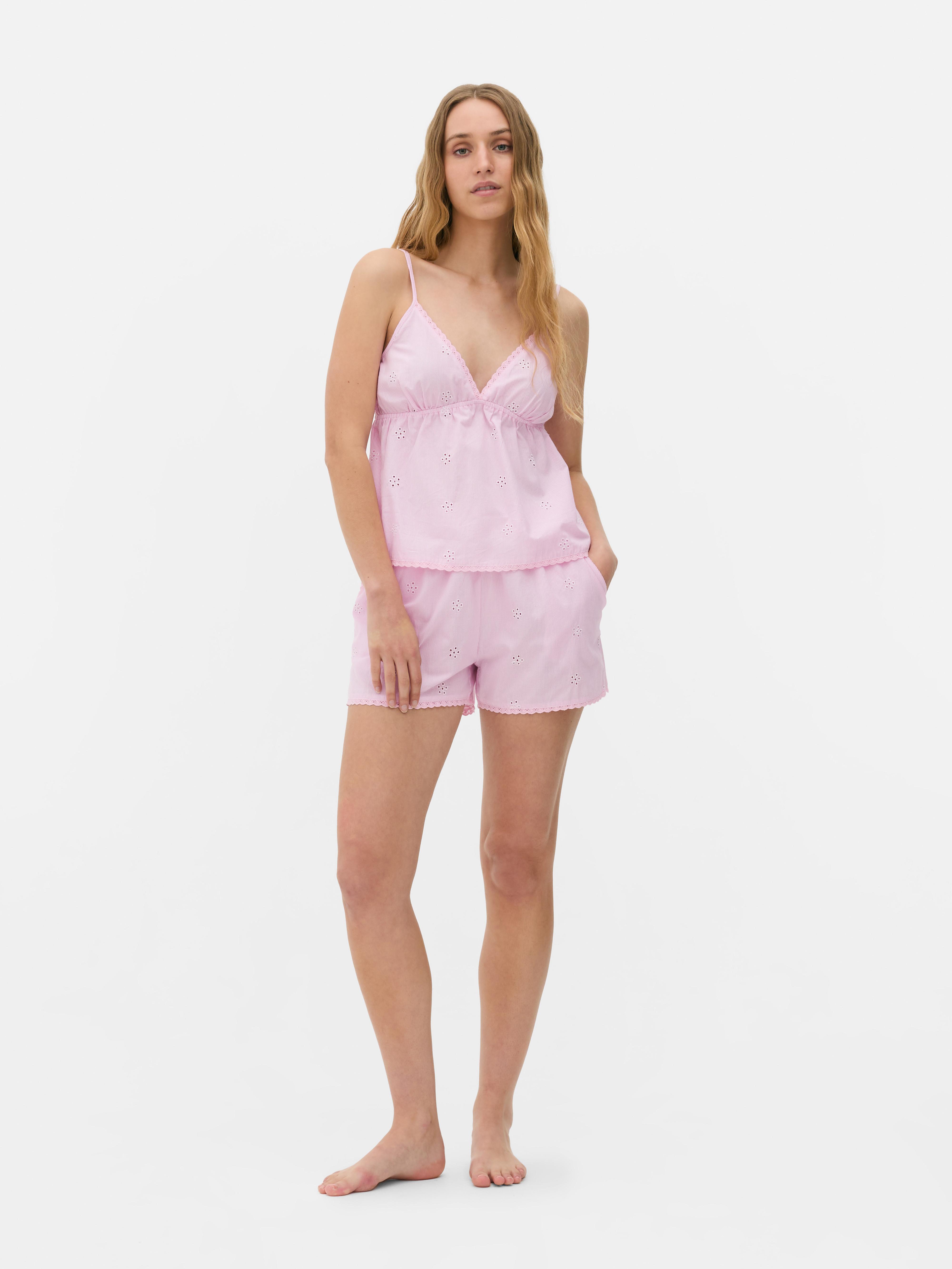 Broderie Anglaise Pyjama Cami