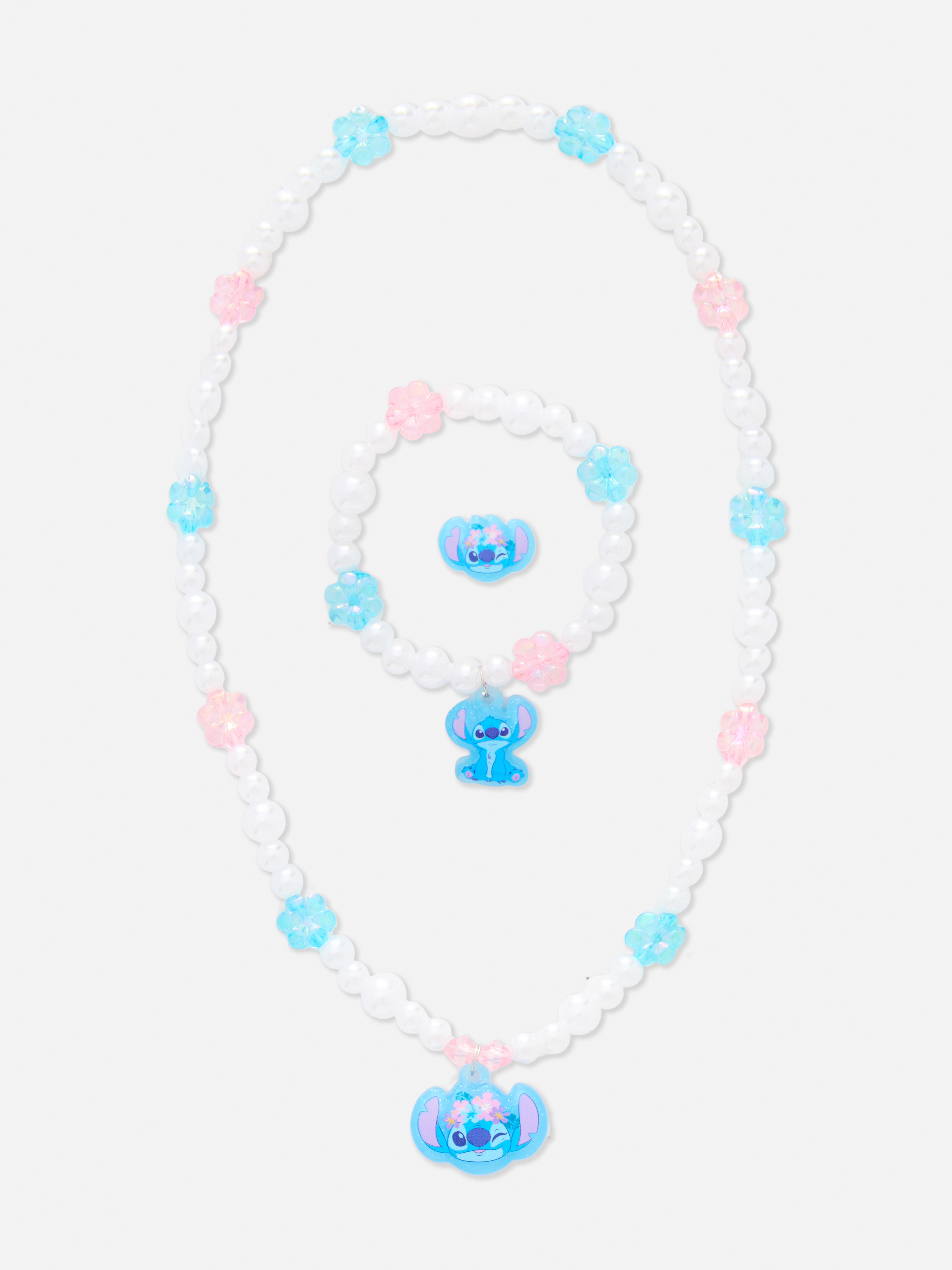 Conjunto bijutaria 3 peças Disney Stitch