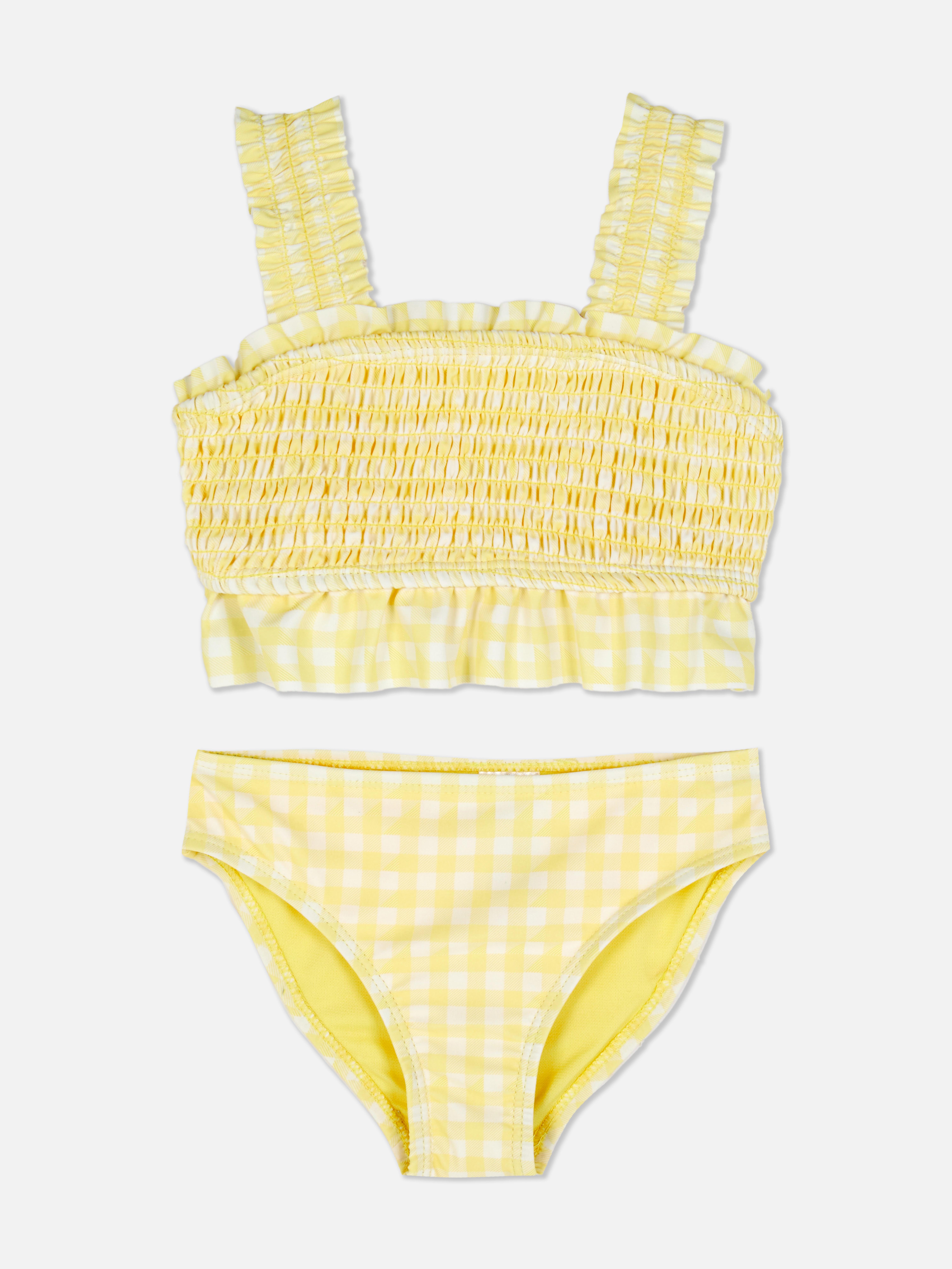Húzott, apró kockás bikiniszett