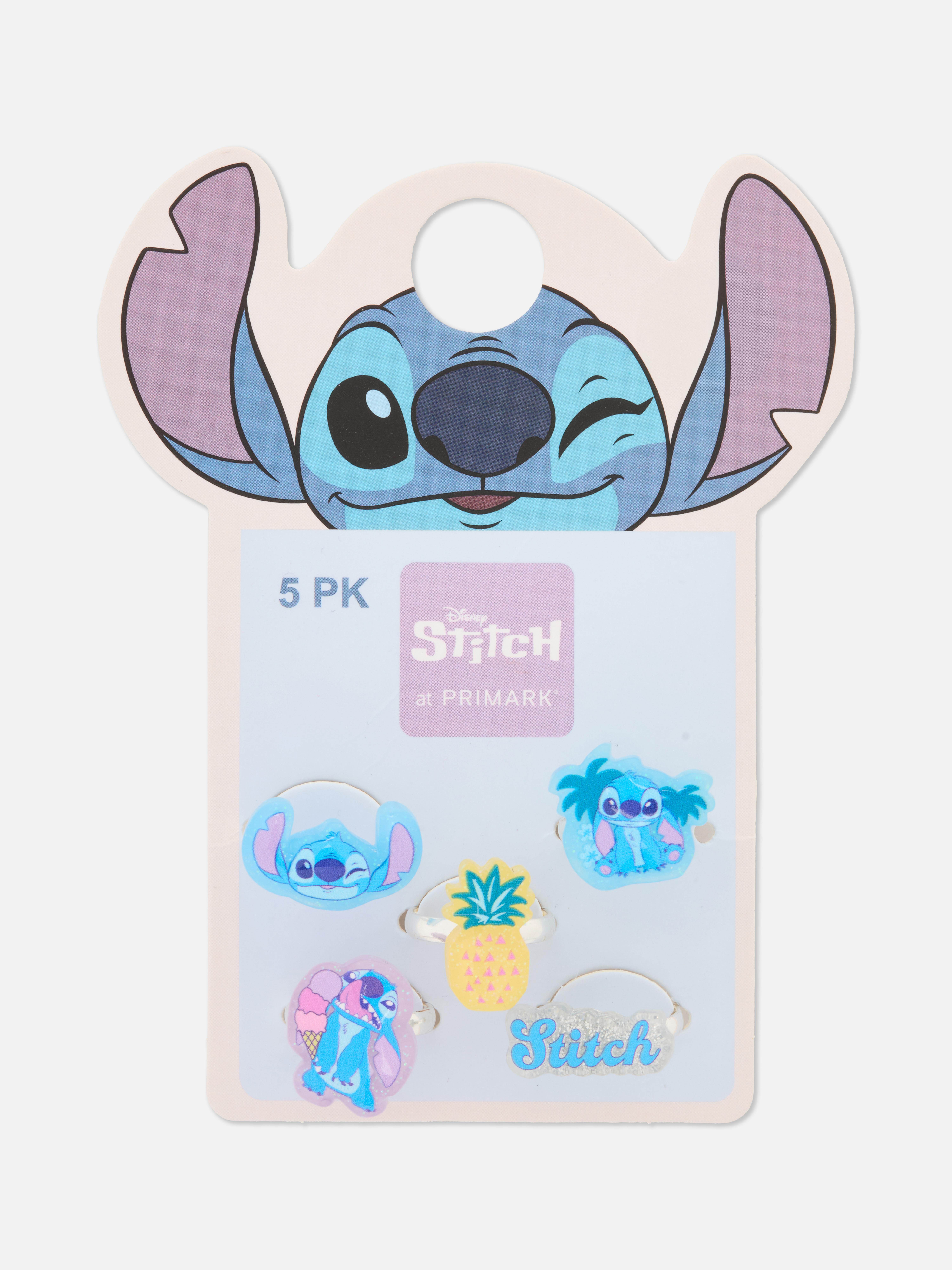 Set de 5 inele cu talismane Stitch de la Disney