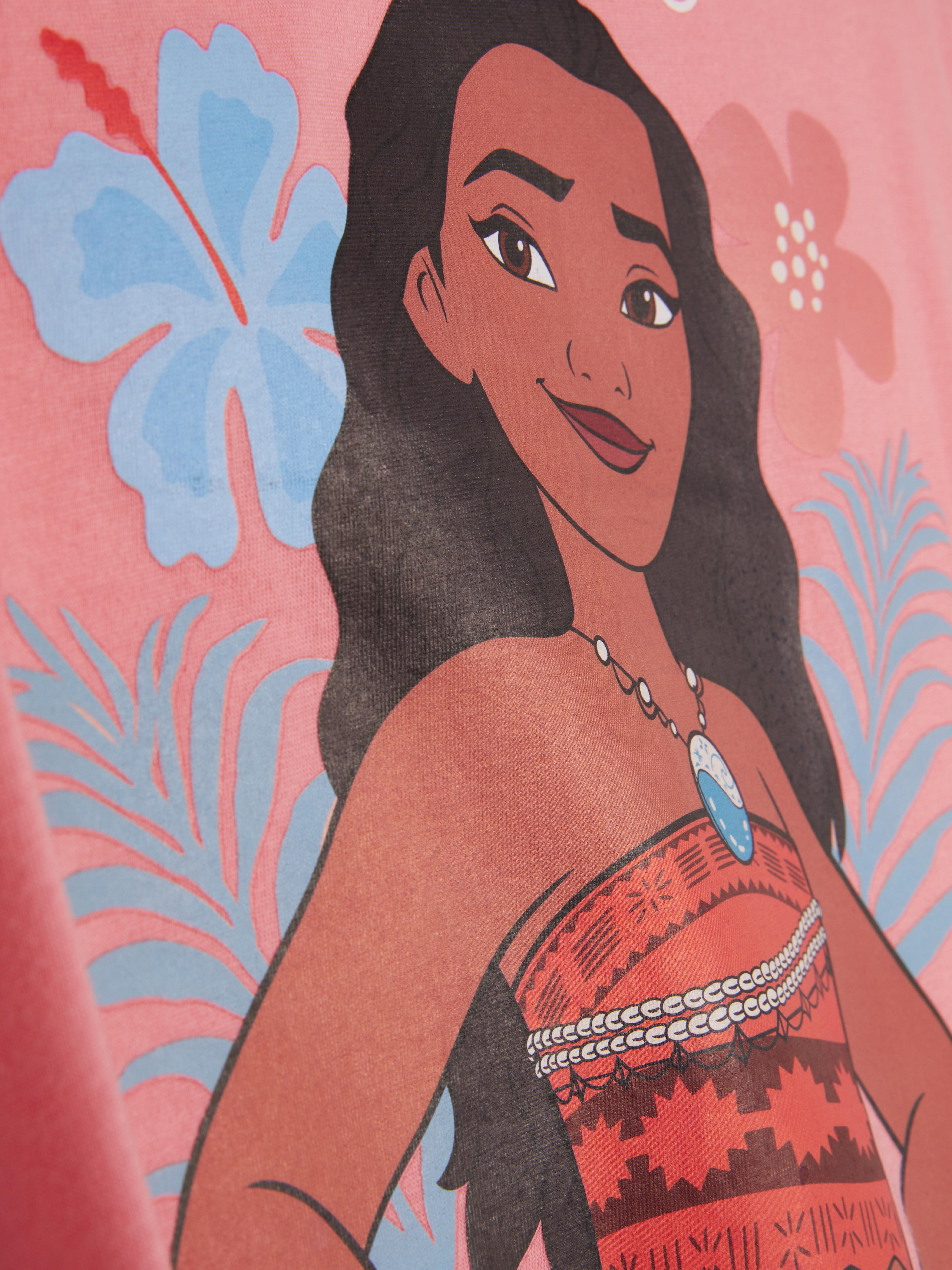 1,5–8 Jahre | „Disney Prinzessinnen Vaiana“ Schlaf-T-Shirt mit Rüschen