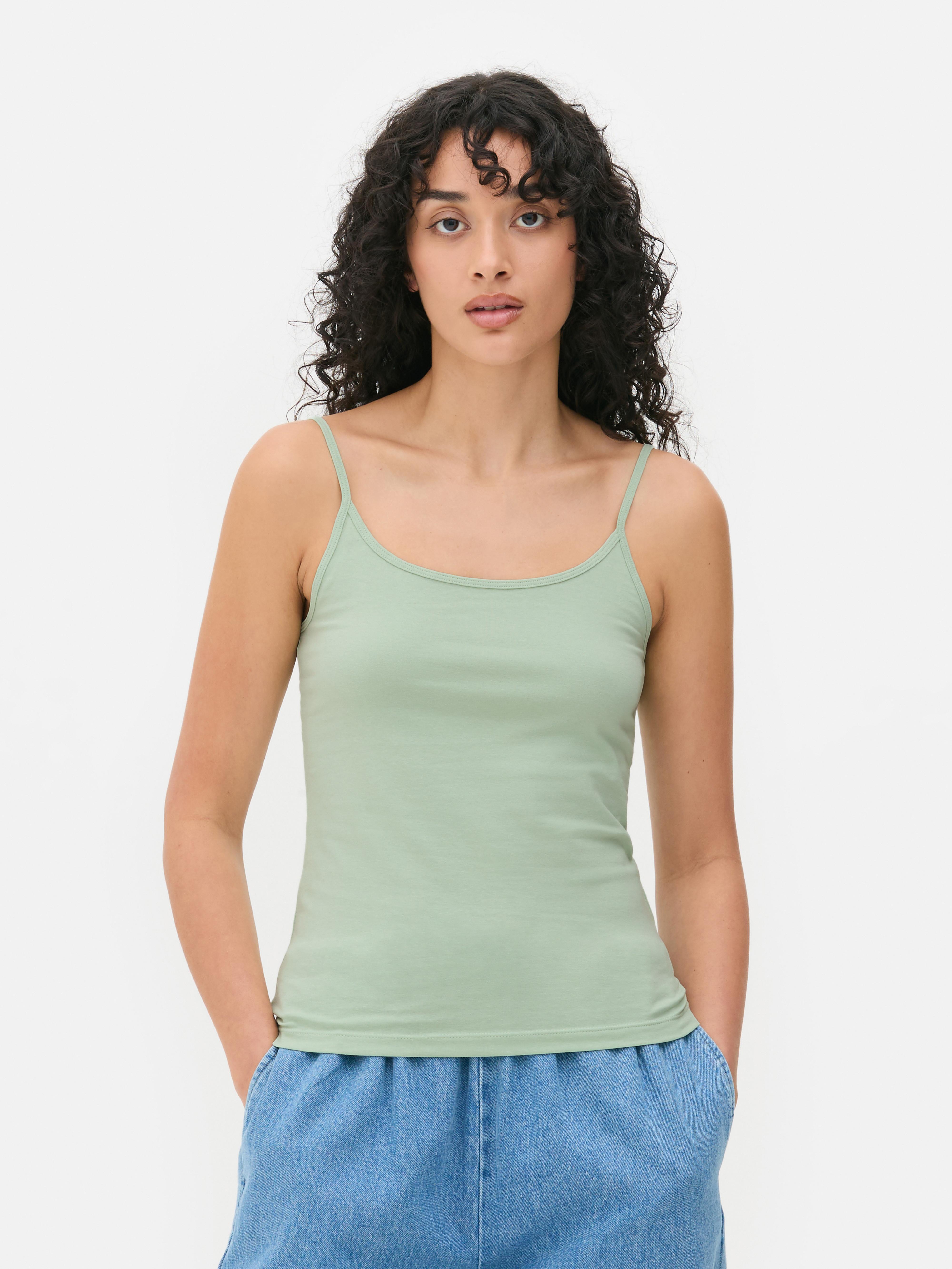 Tirantes Finos Camiseta Tirantes Mujer Algodon Camiseta De