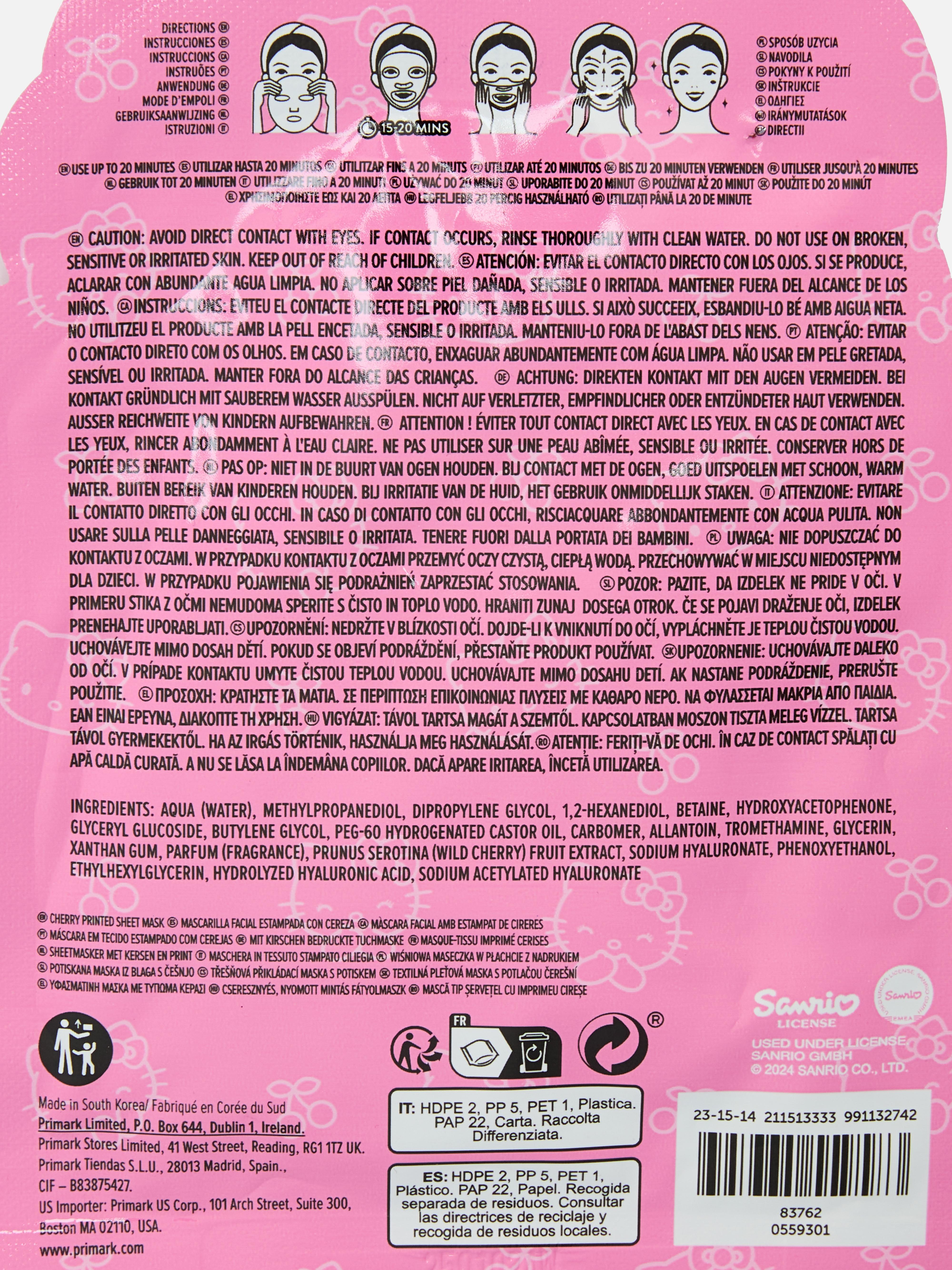 Hello Kitty Sheet Mask