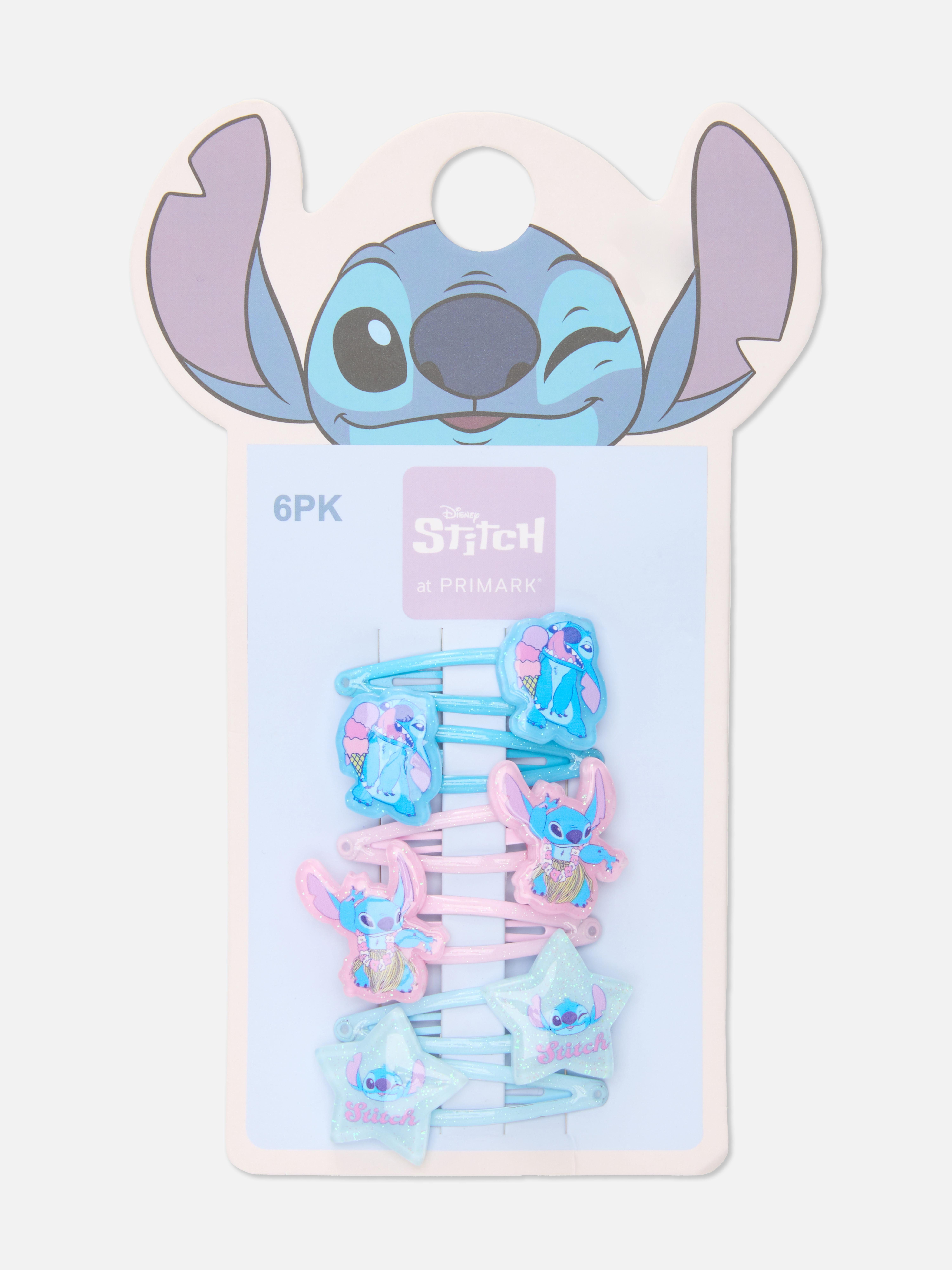 Pack 6 ganchos cabelo Disney Stitch