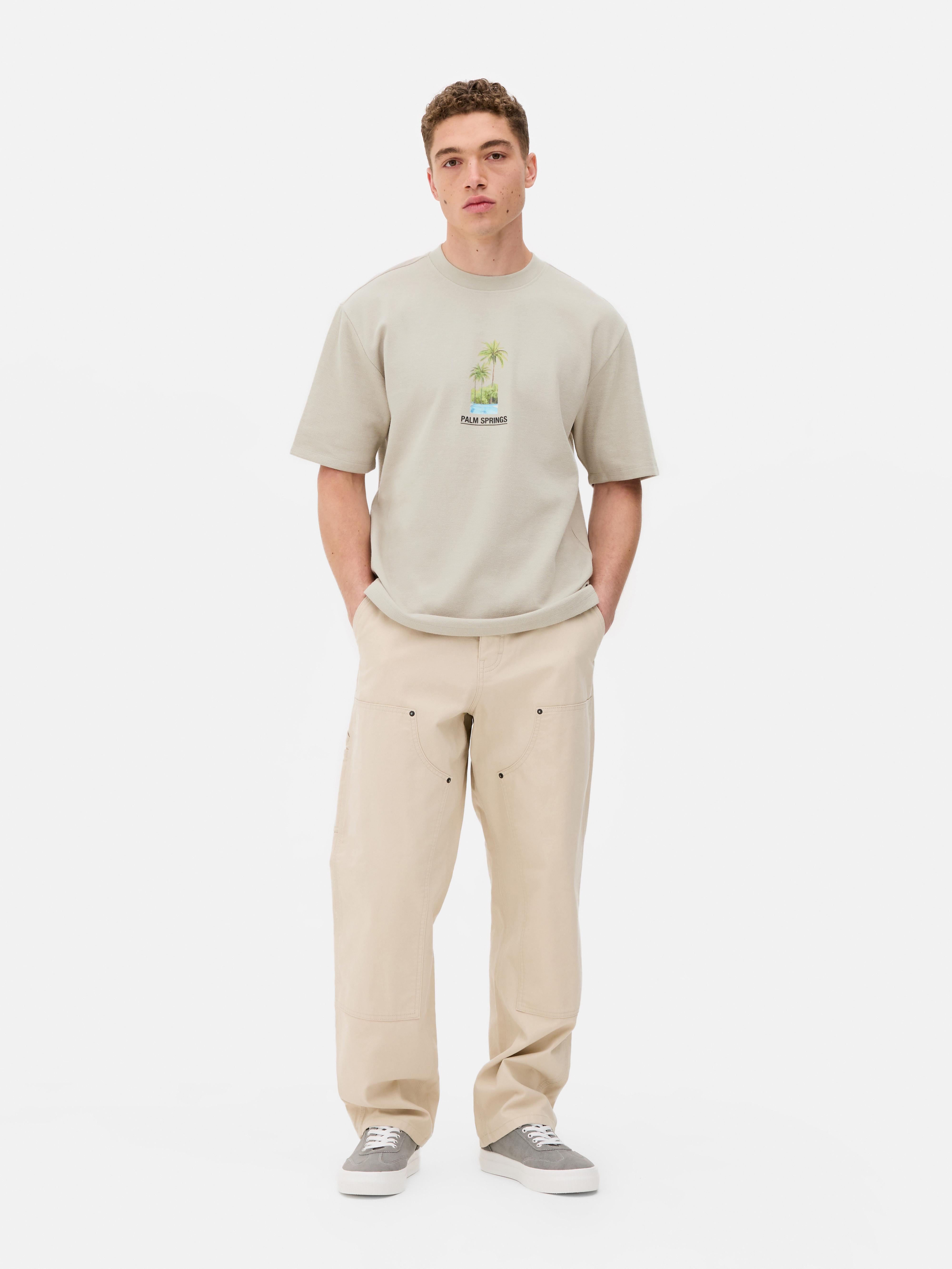 Palm Springs Textured T-shirt