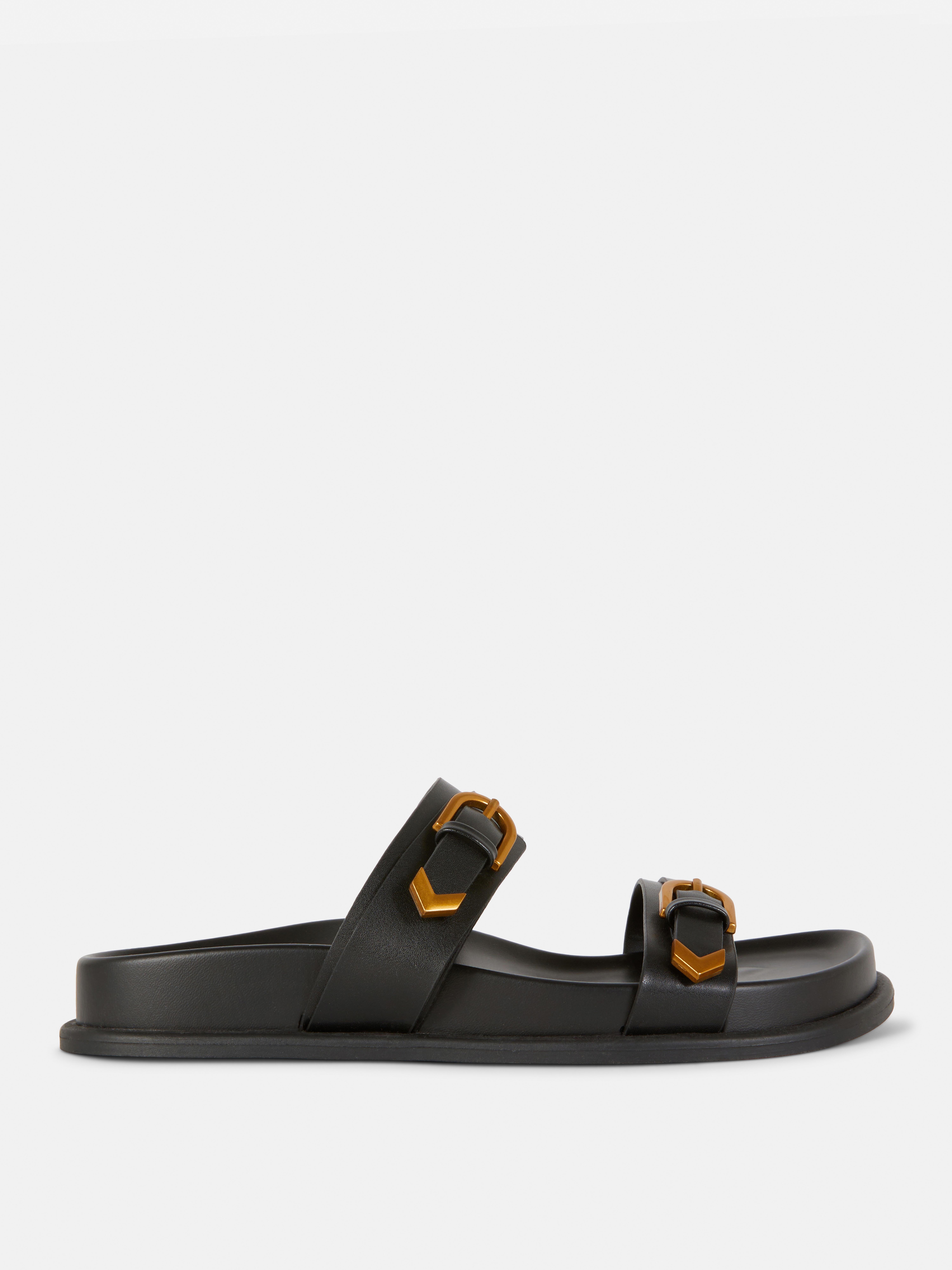 Sandalen mit doppelten Schnallenriemen