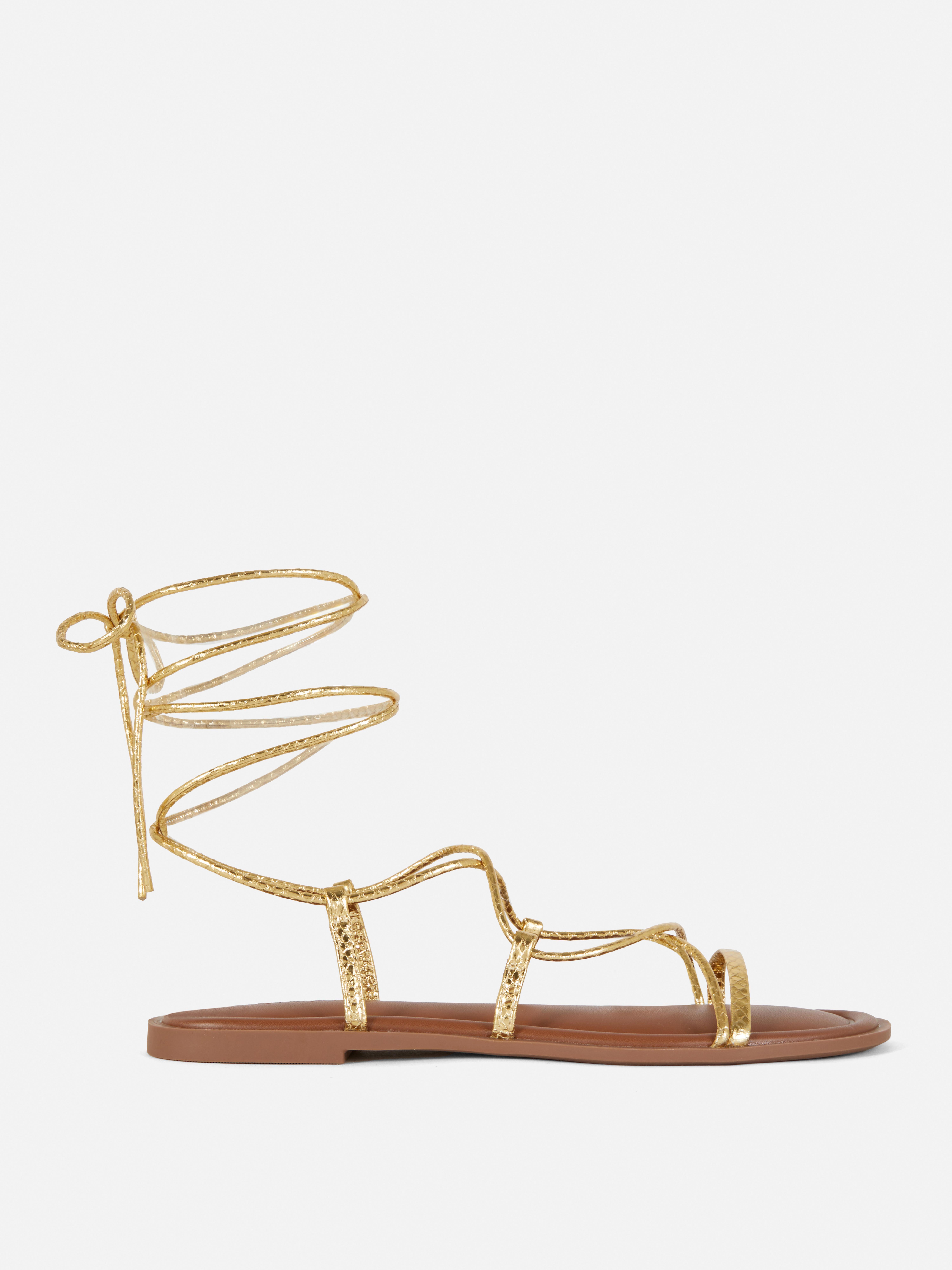 Knot Tie-Up Sandals