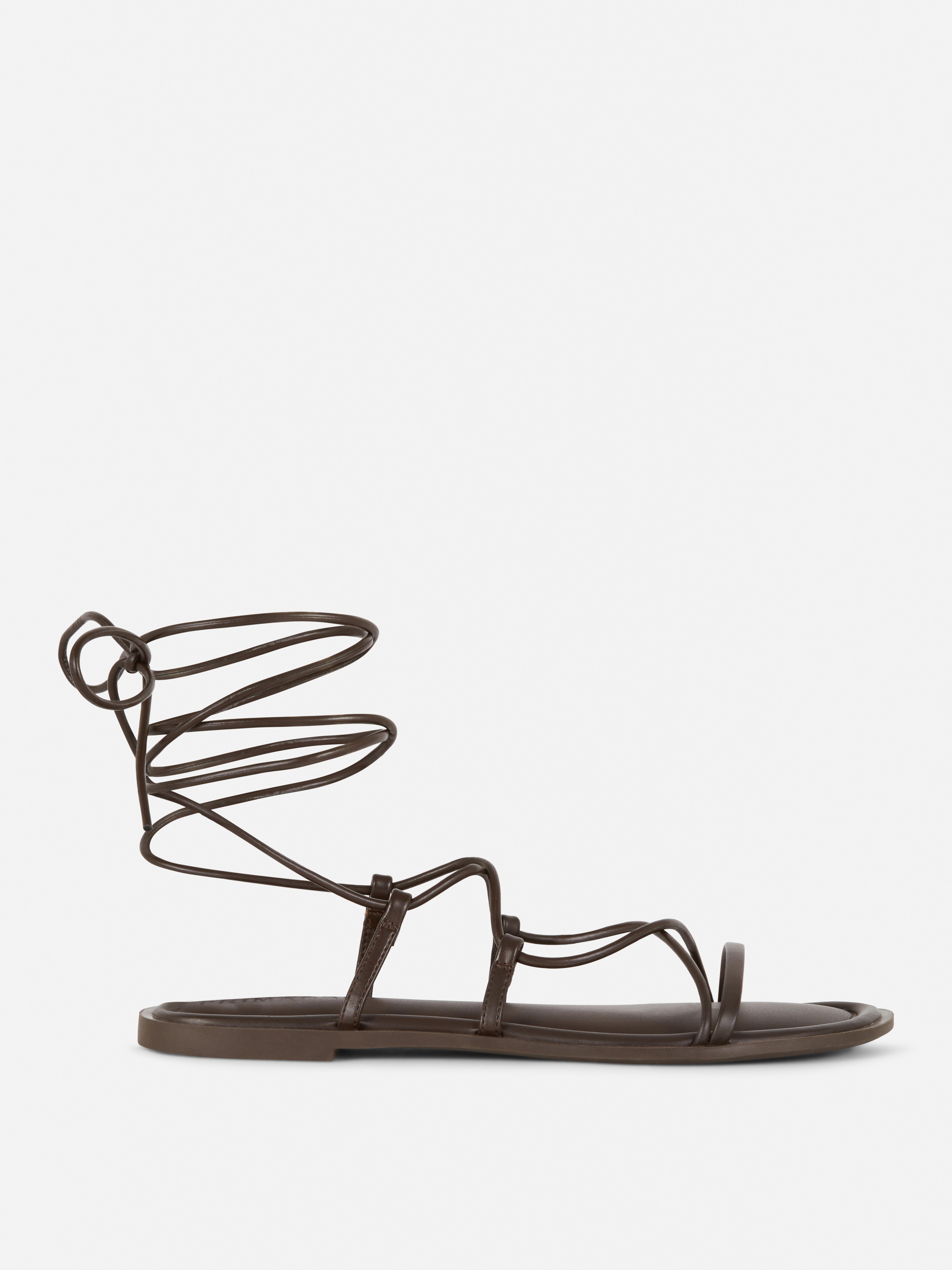 Tie-Up Knot Sandals