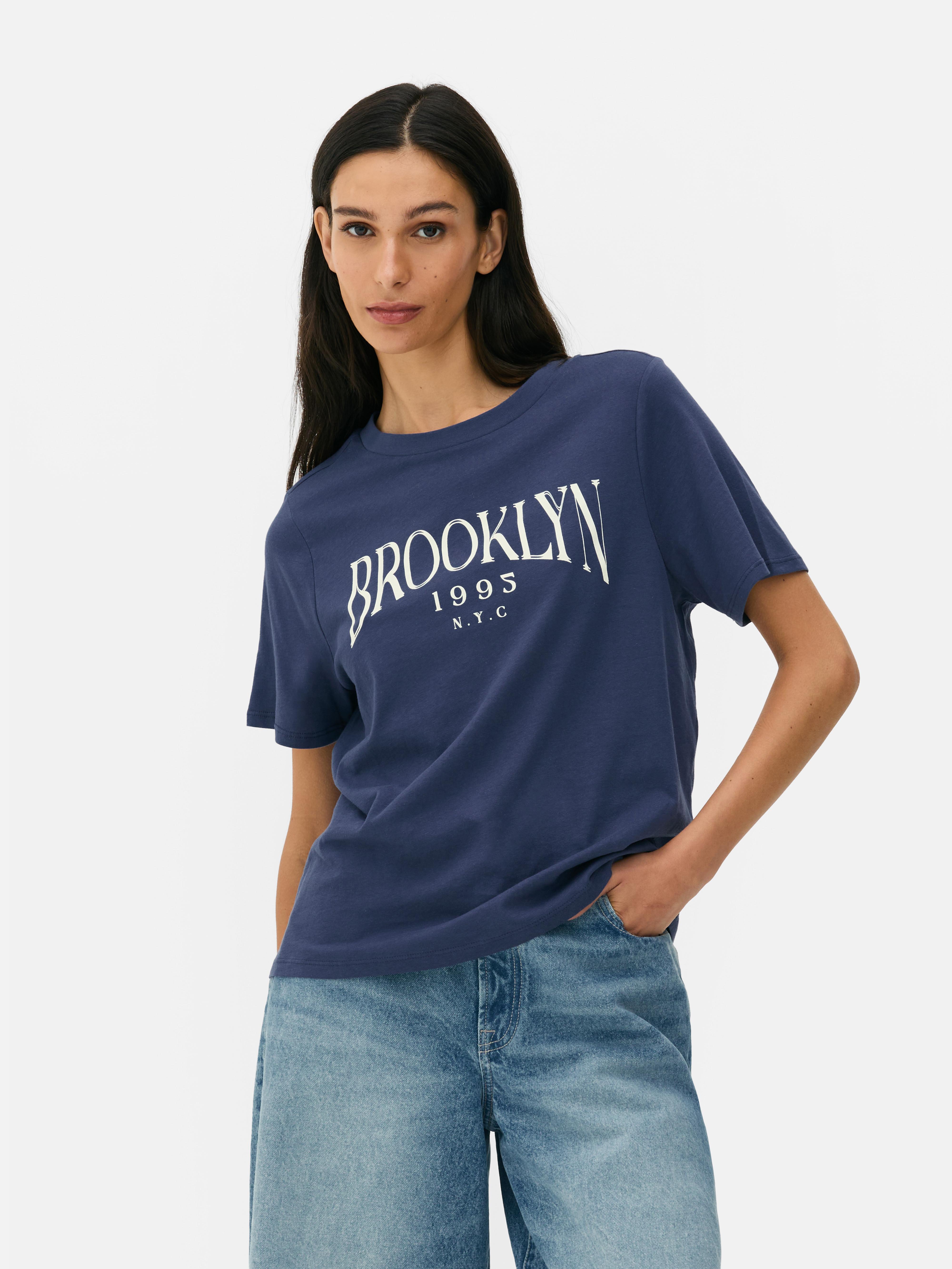 T-shirt à motif et manches courtes