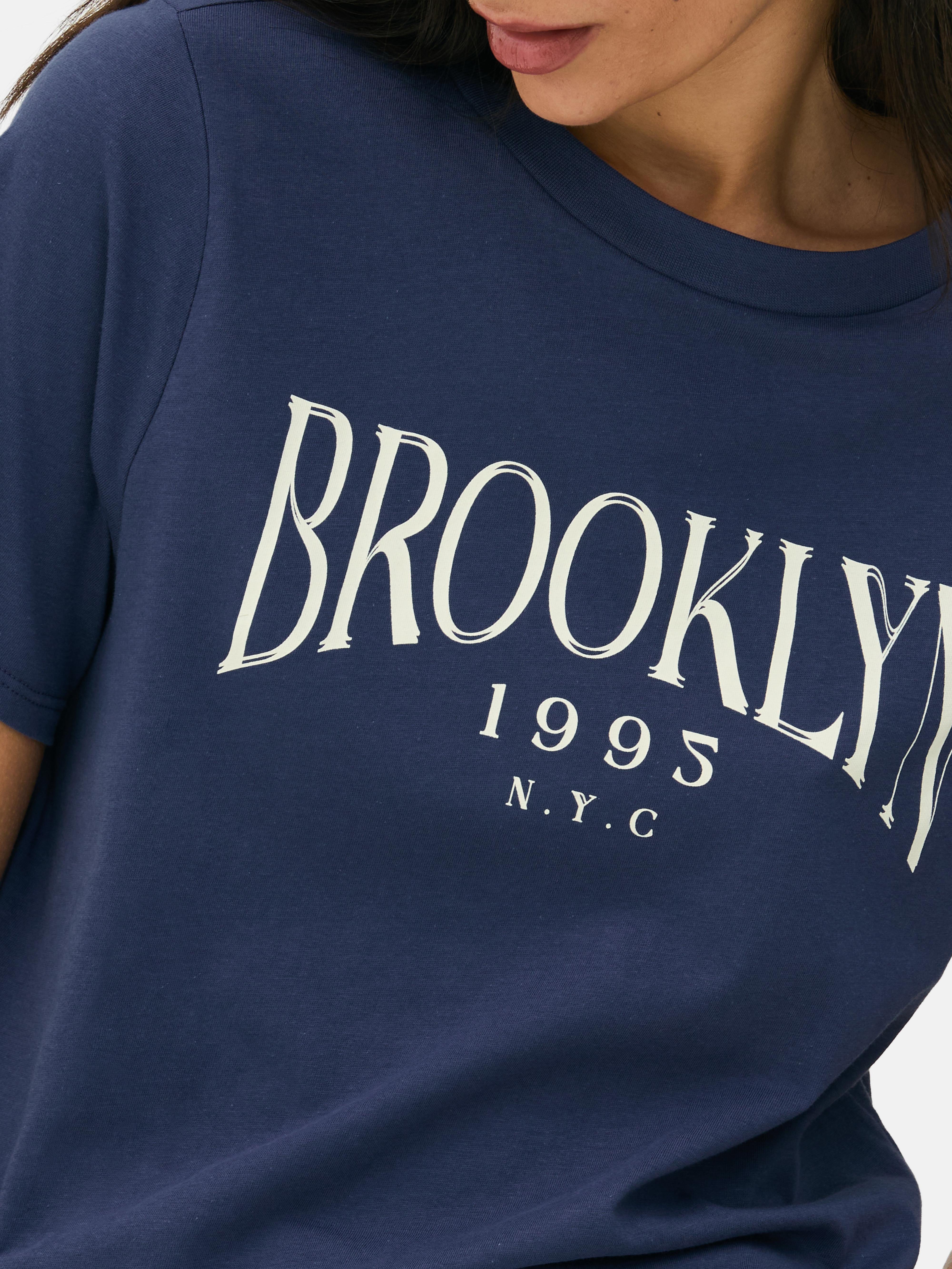 T-shirt à motif et manches courtes