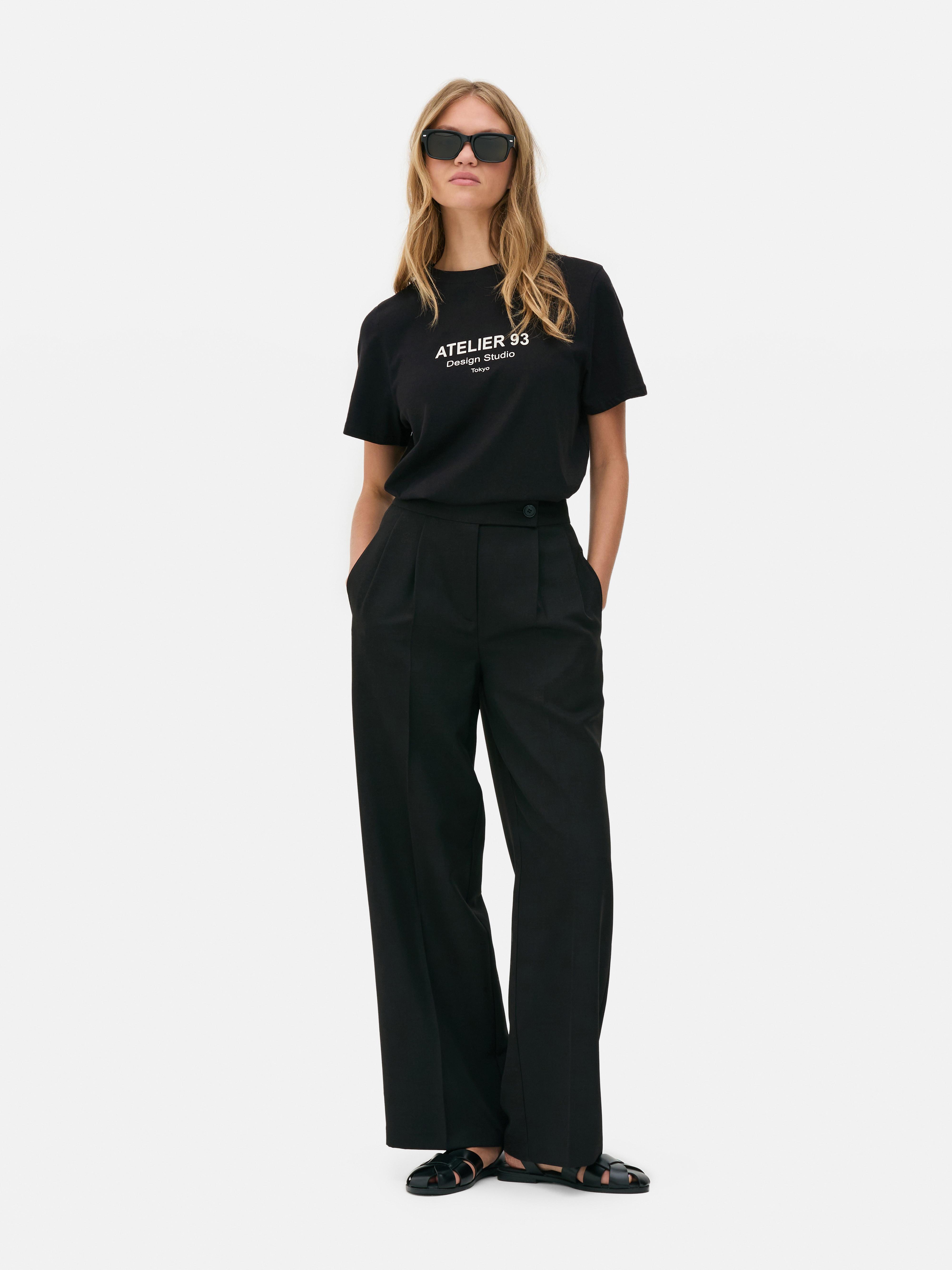 Tricou cu imprimeu și mânecă scurtă