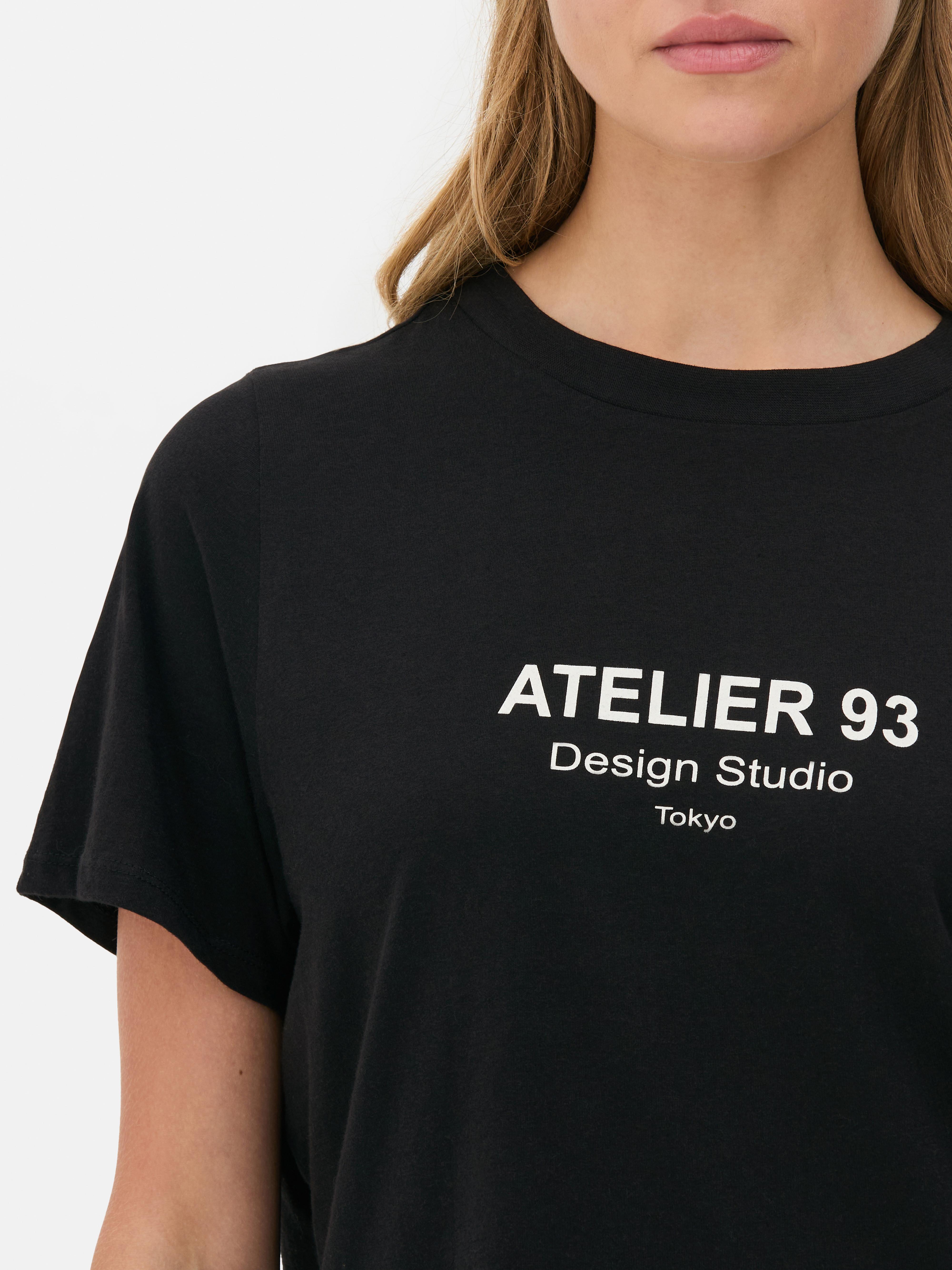 Tricou cu imprimeu și mânecă scurtă
