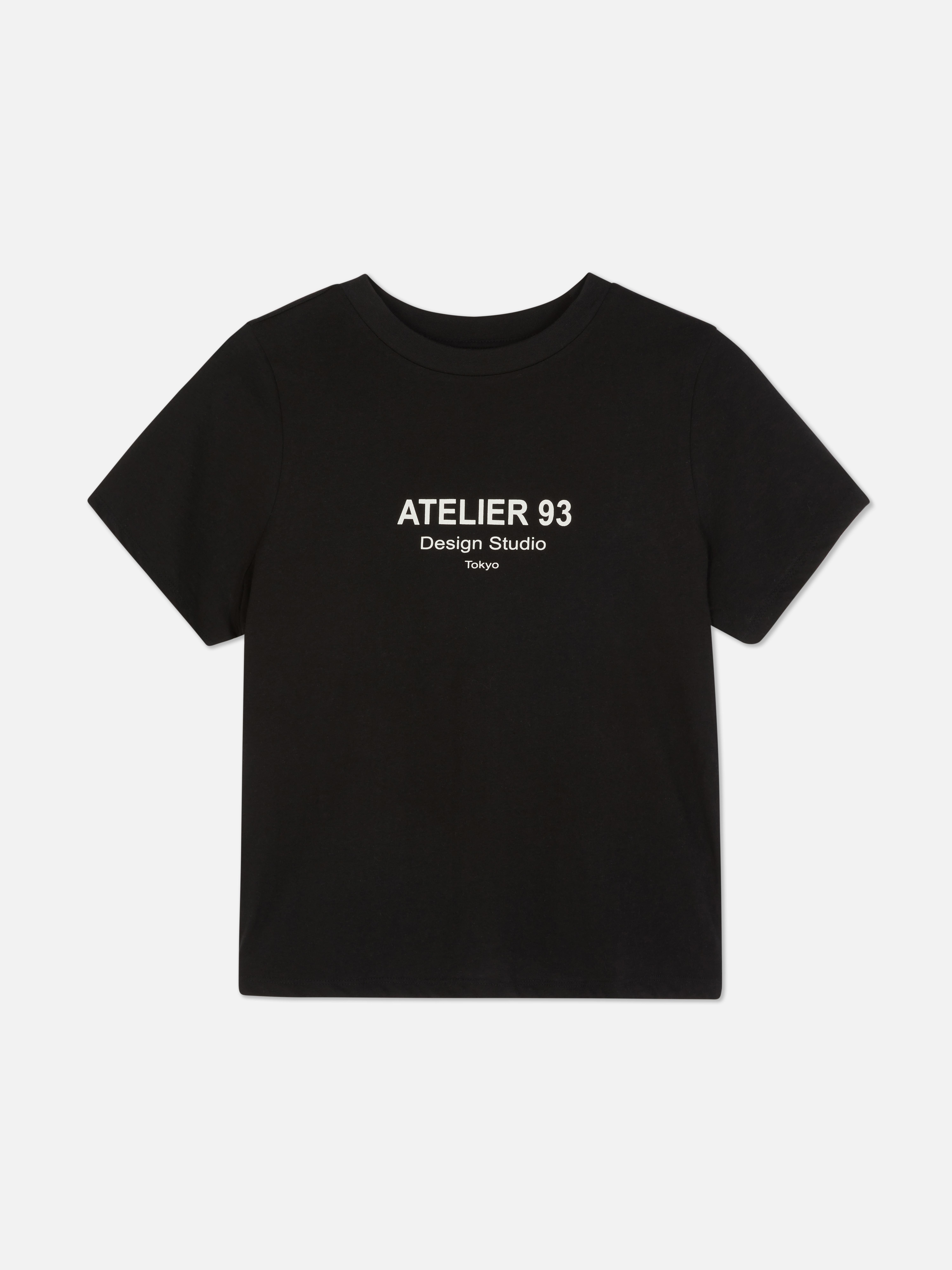 Tricou cu imprimeu și mânecă scurtă