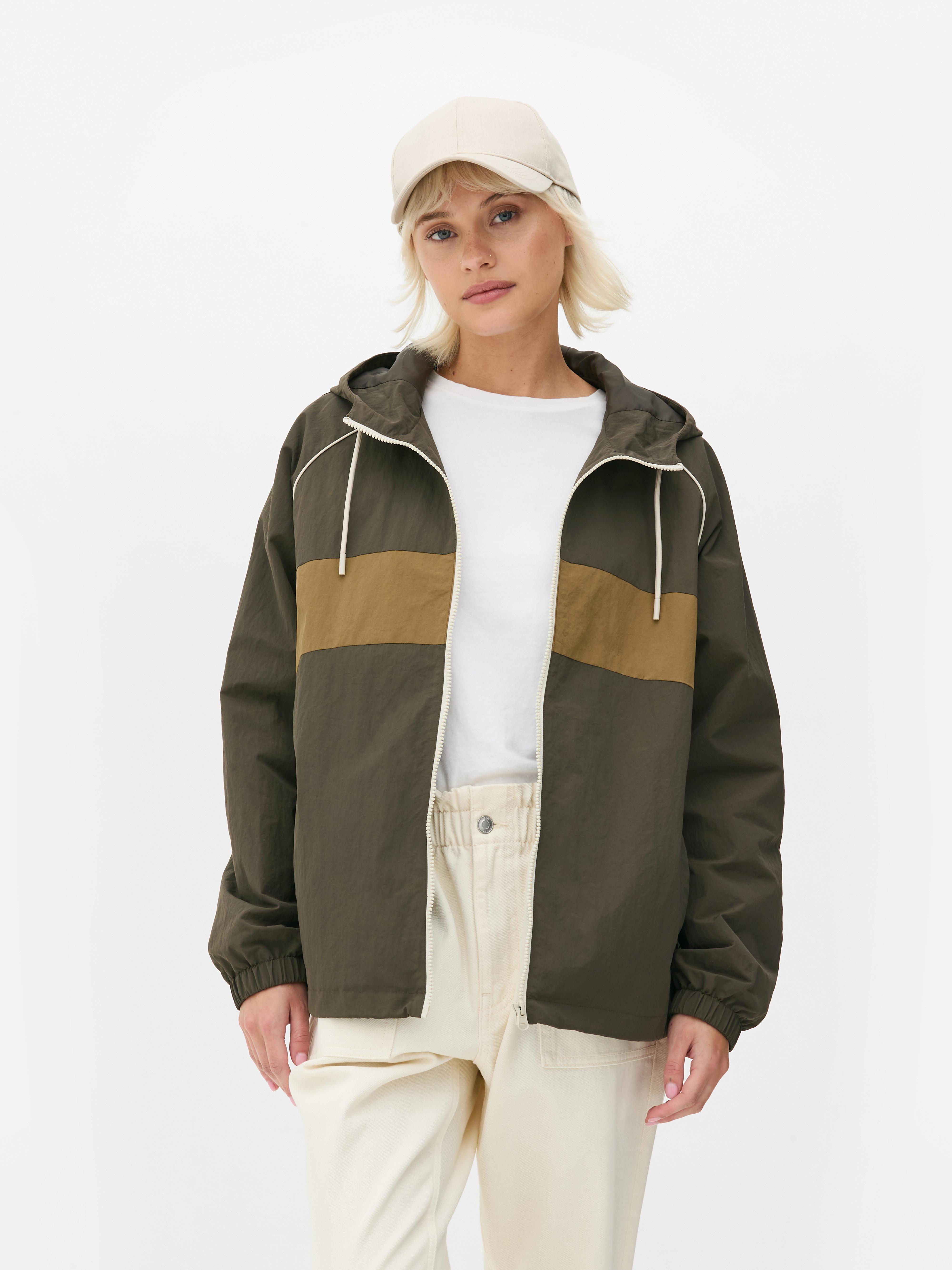 Veste de pluie sport colour block