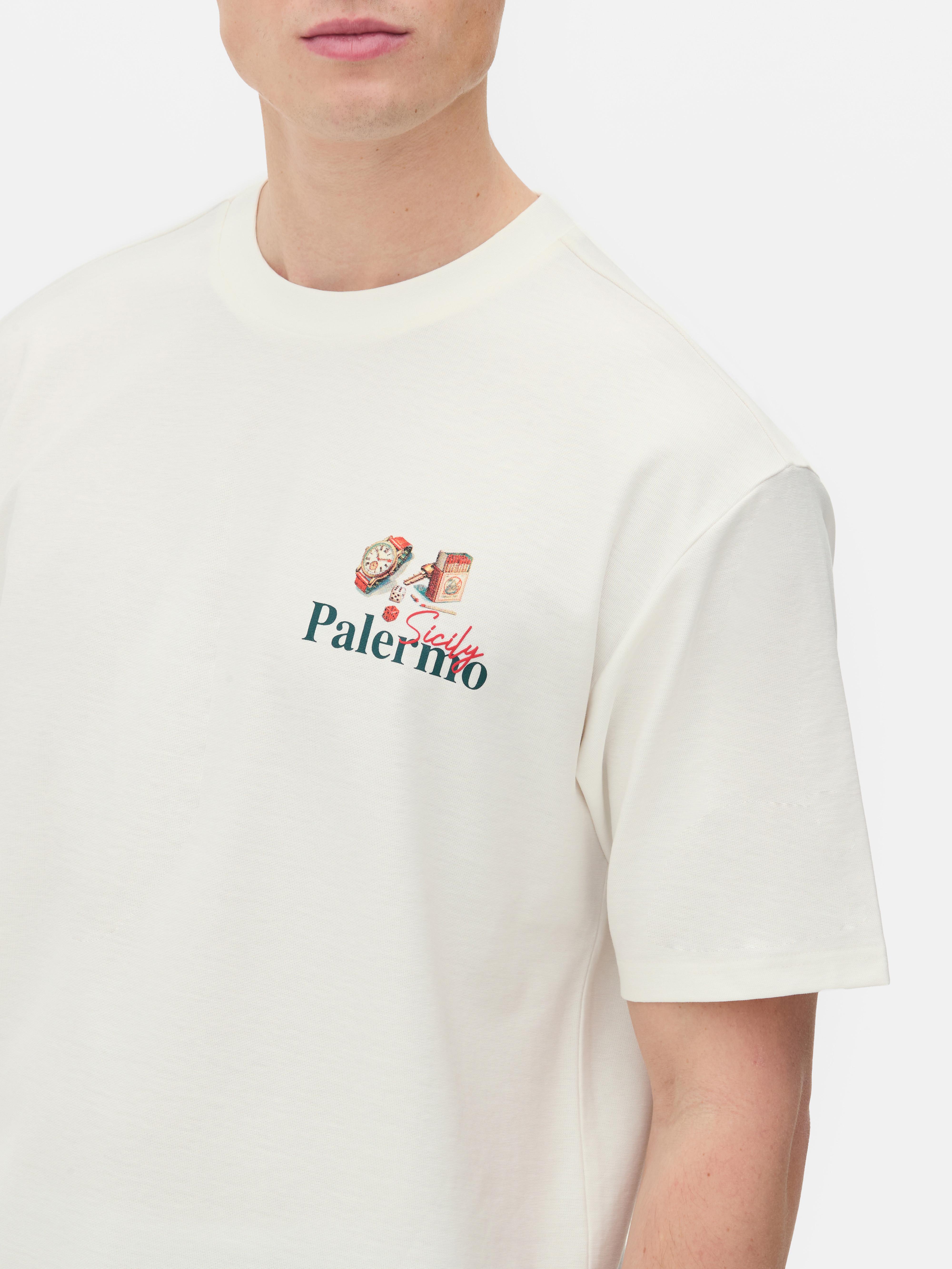 T-shirt à motif Palermo, Sicily