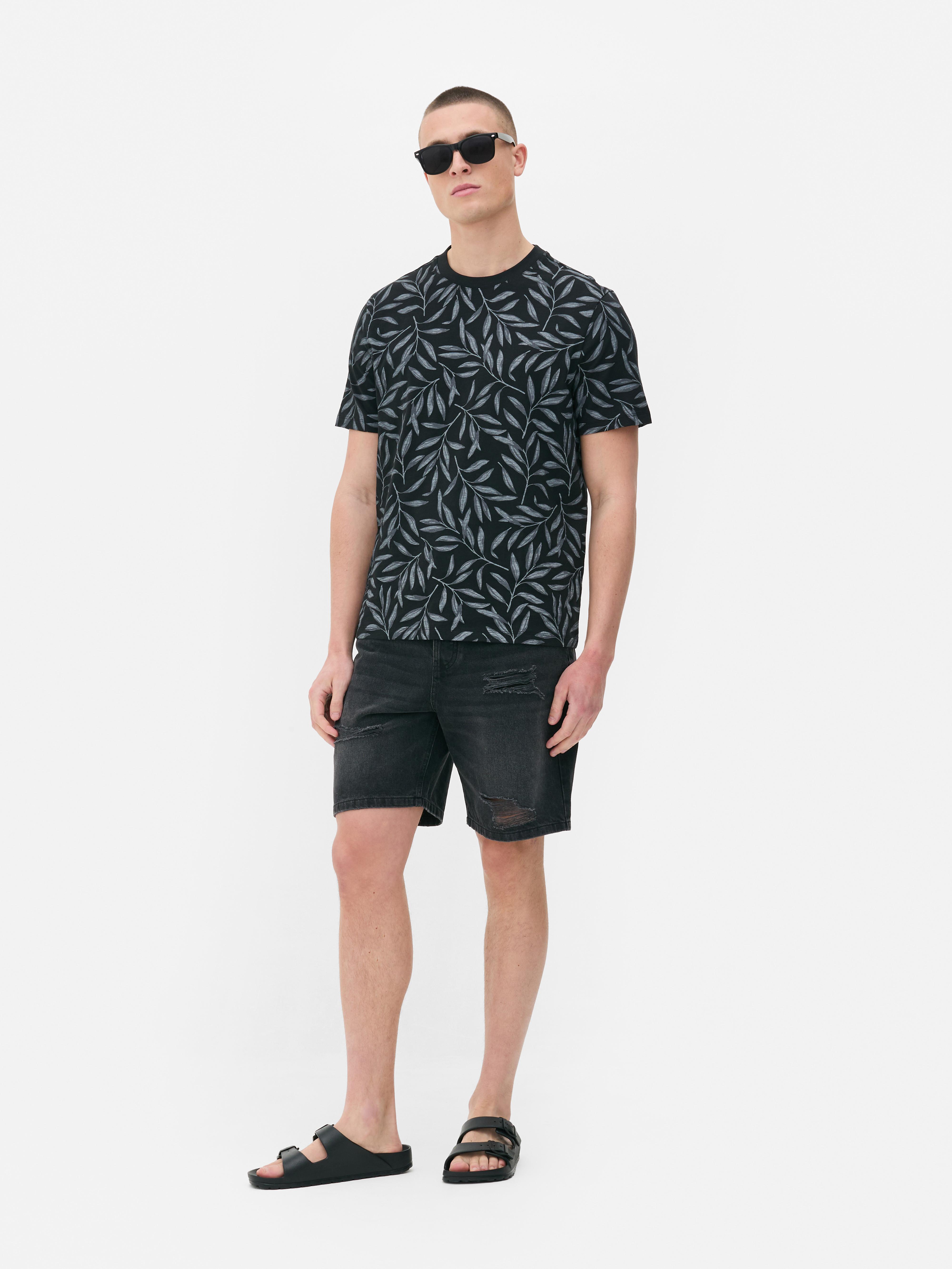 Leaf Print T-Shirt