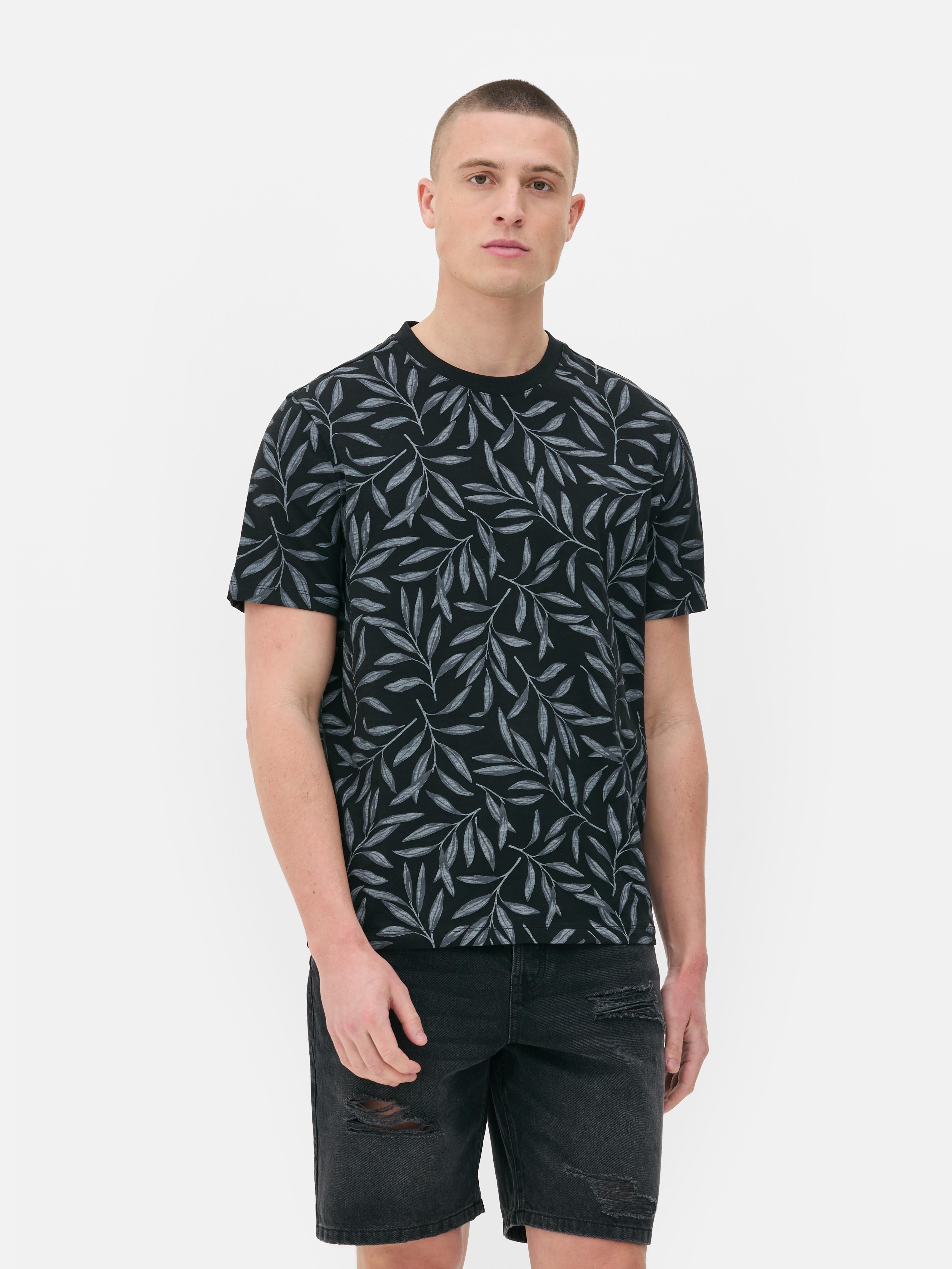 Leaf Print T-Shirt