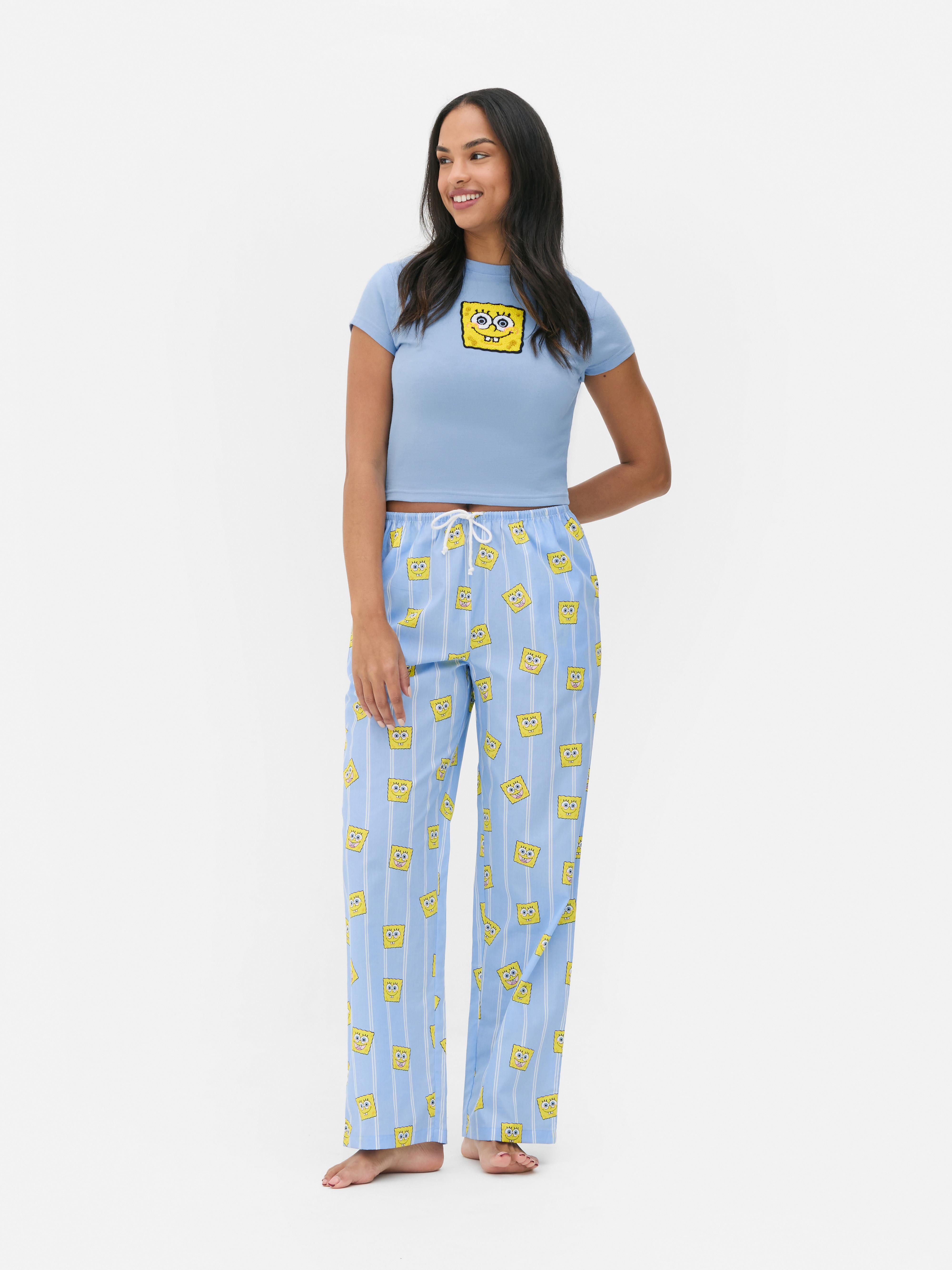 Top corto de pijama de Bob Esponja