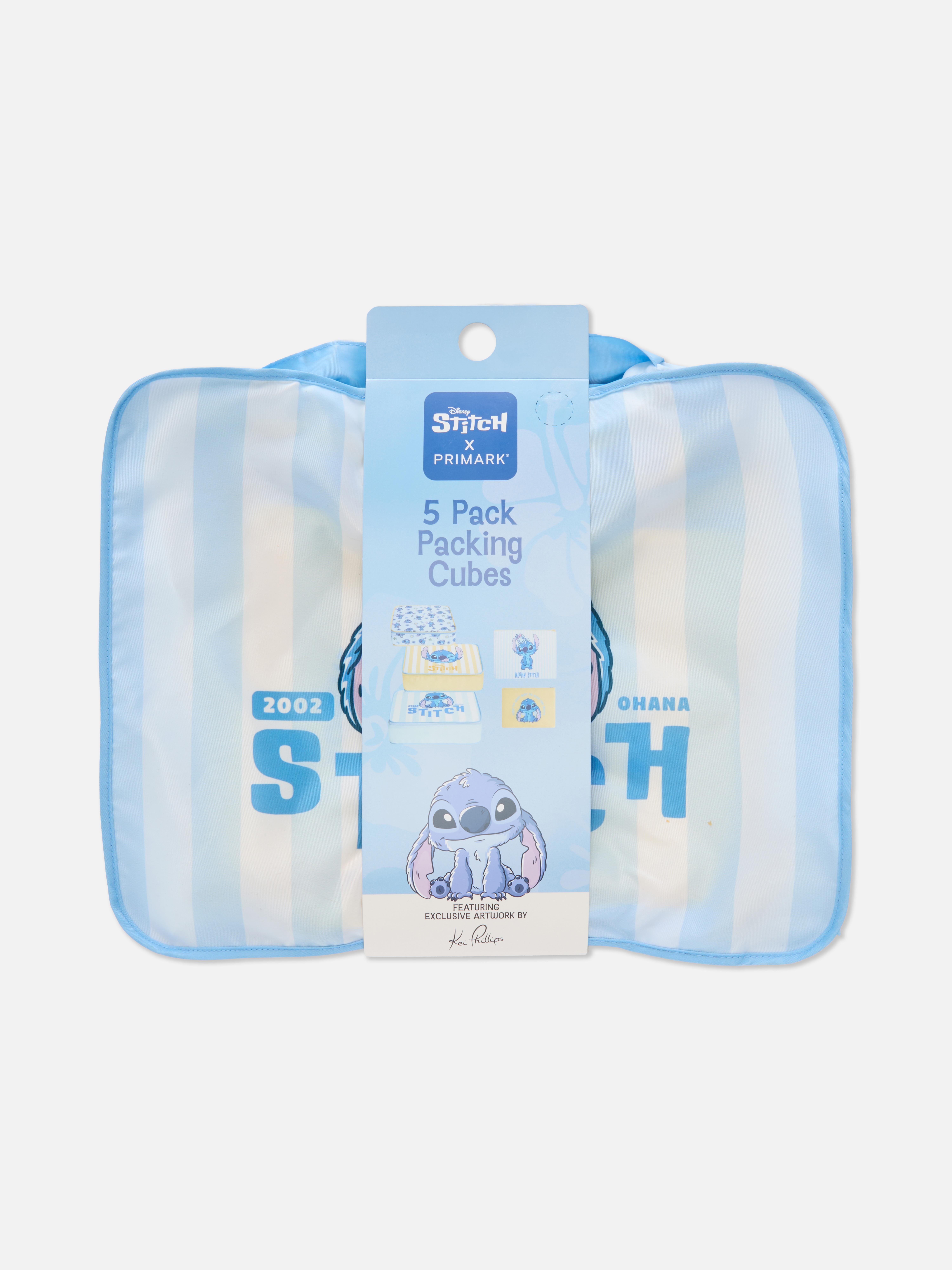 5pk Disney's Stitch Packing Cubes