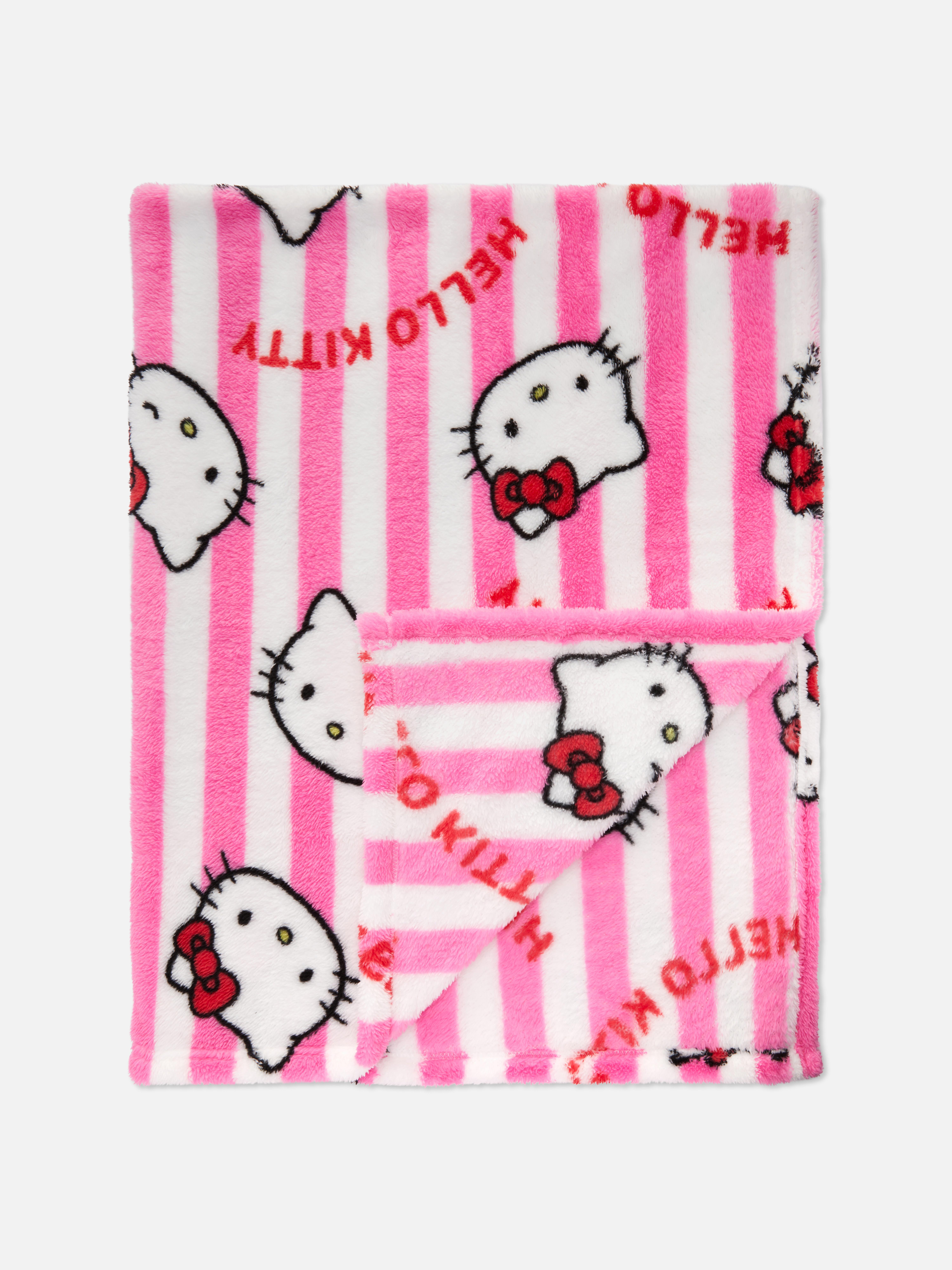 Pasiasta narzuta z motywem Hello Kitty