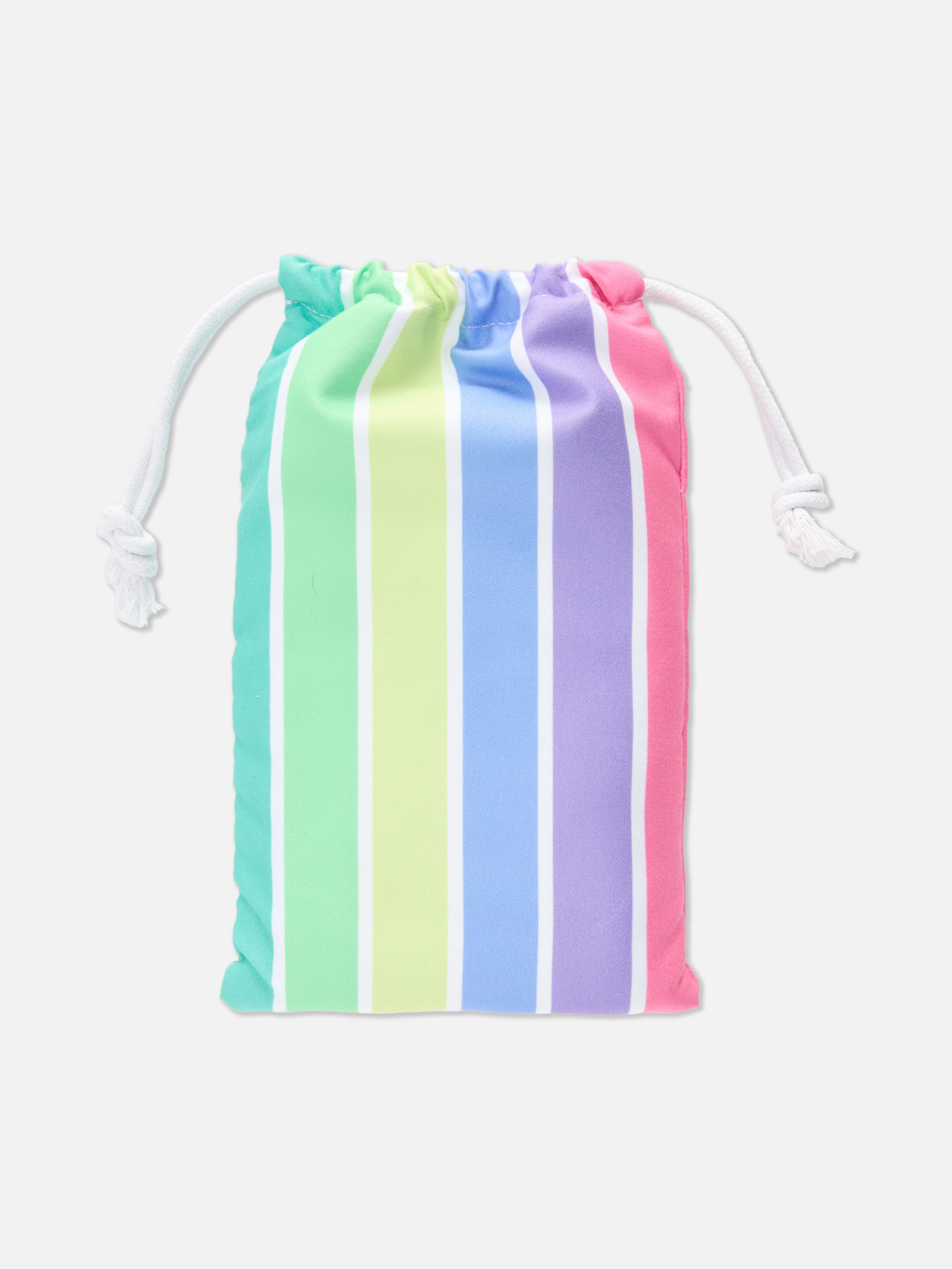 Serviette de bain rayée