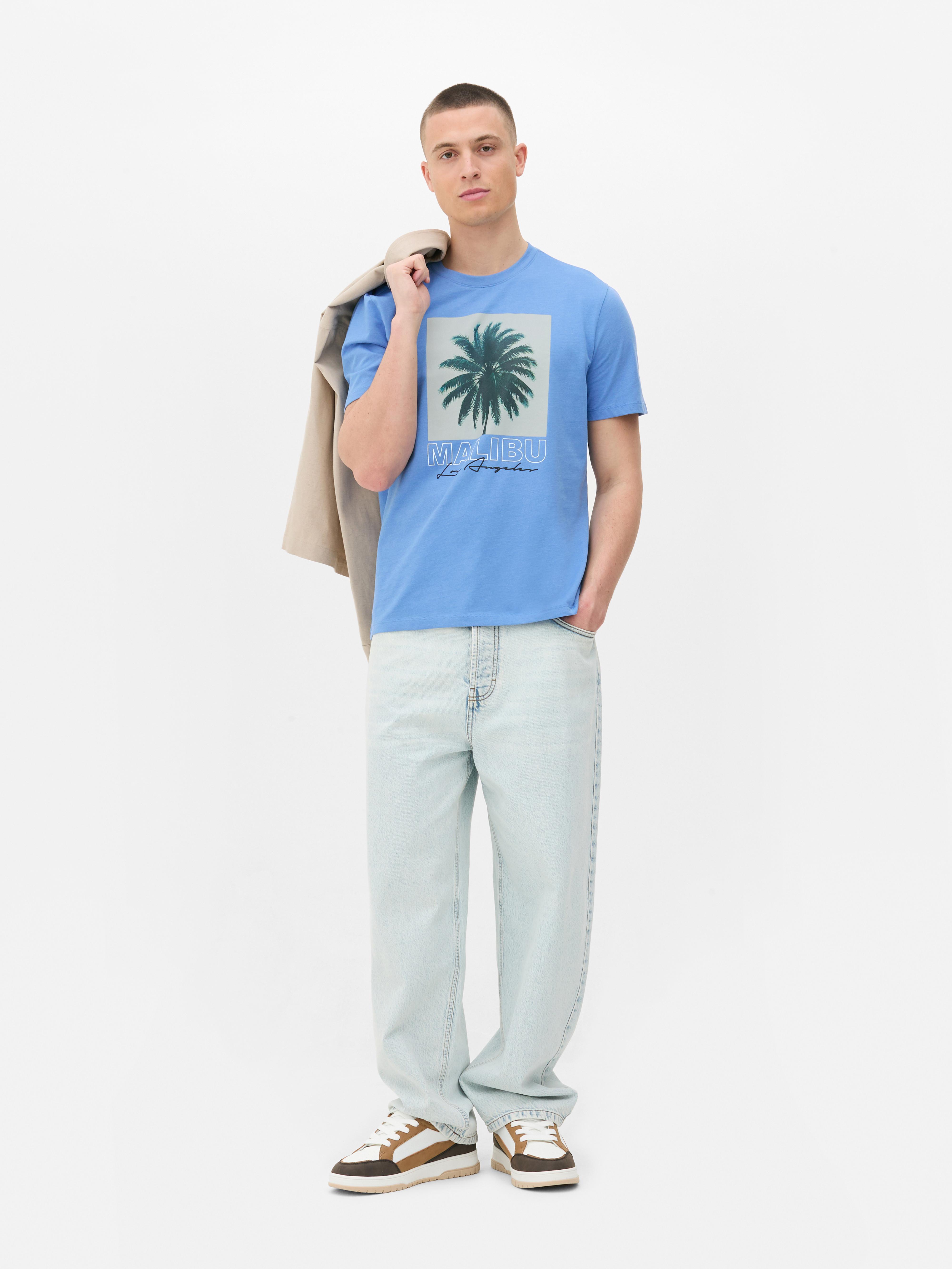 T-shirt palmeira Malibu