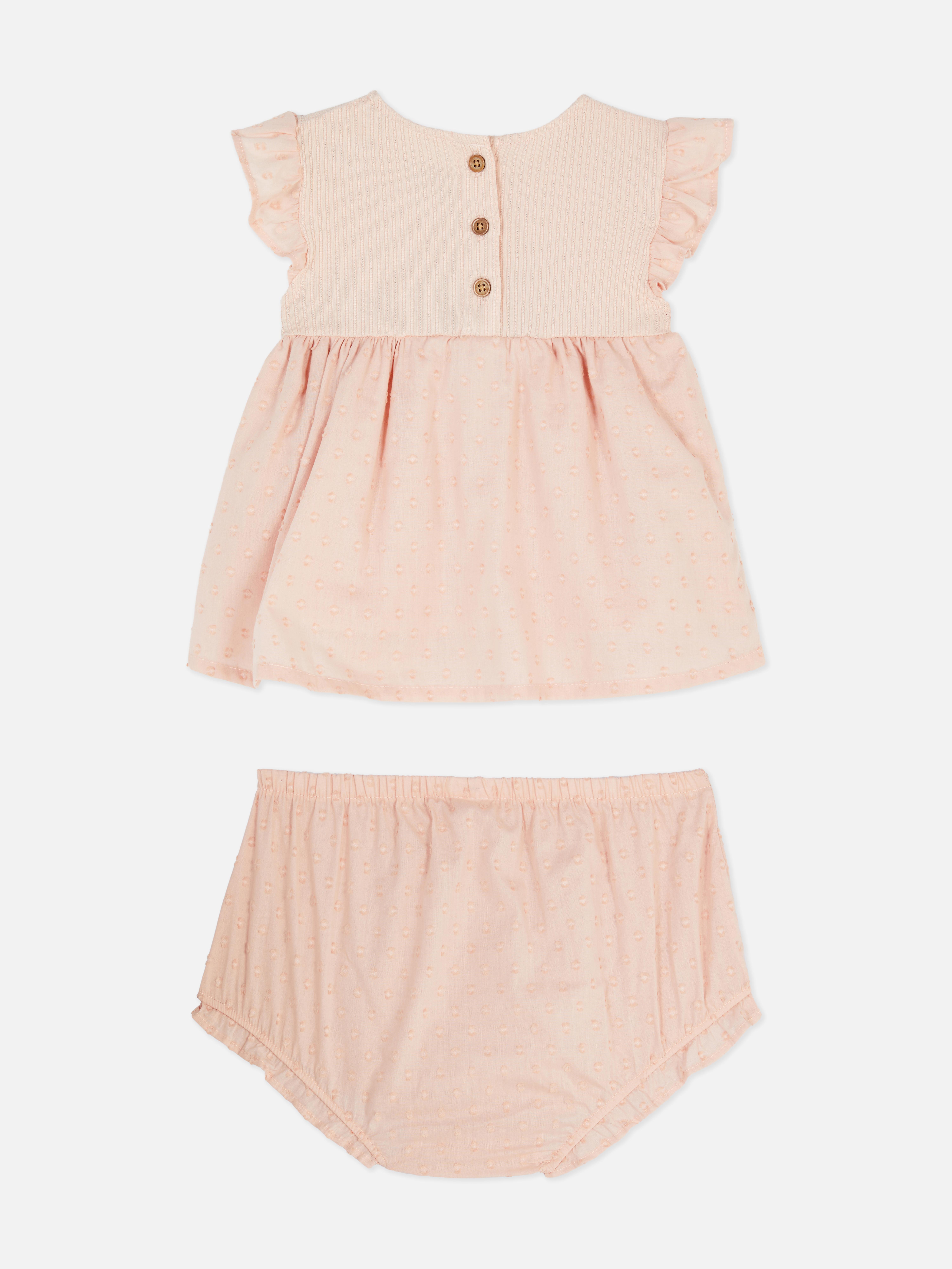 Ensemble robe et culotte à volants