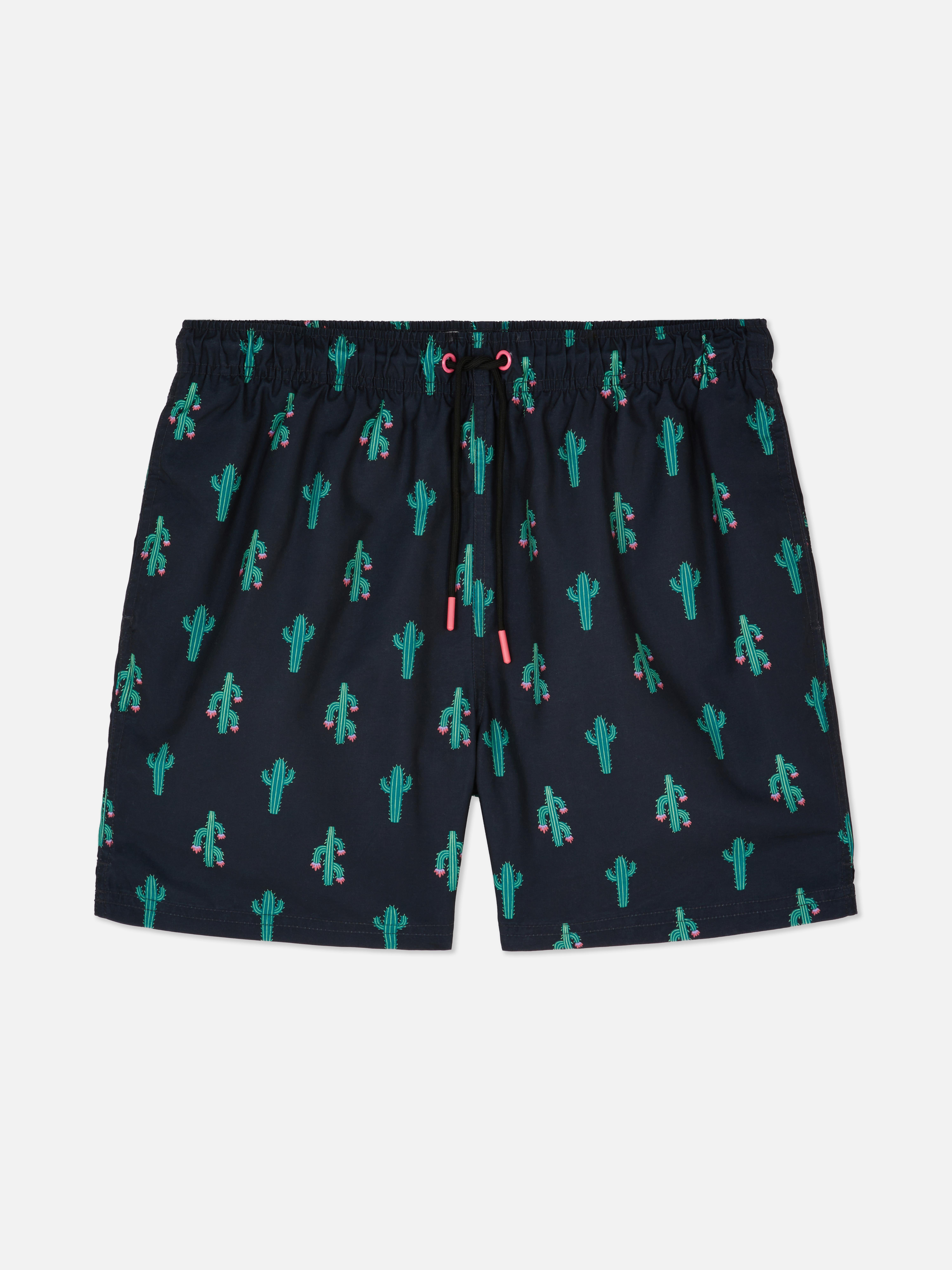 Bañador con estampado de cactus