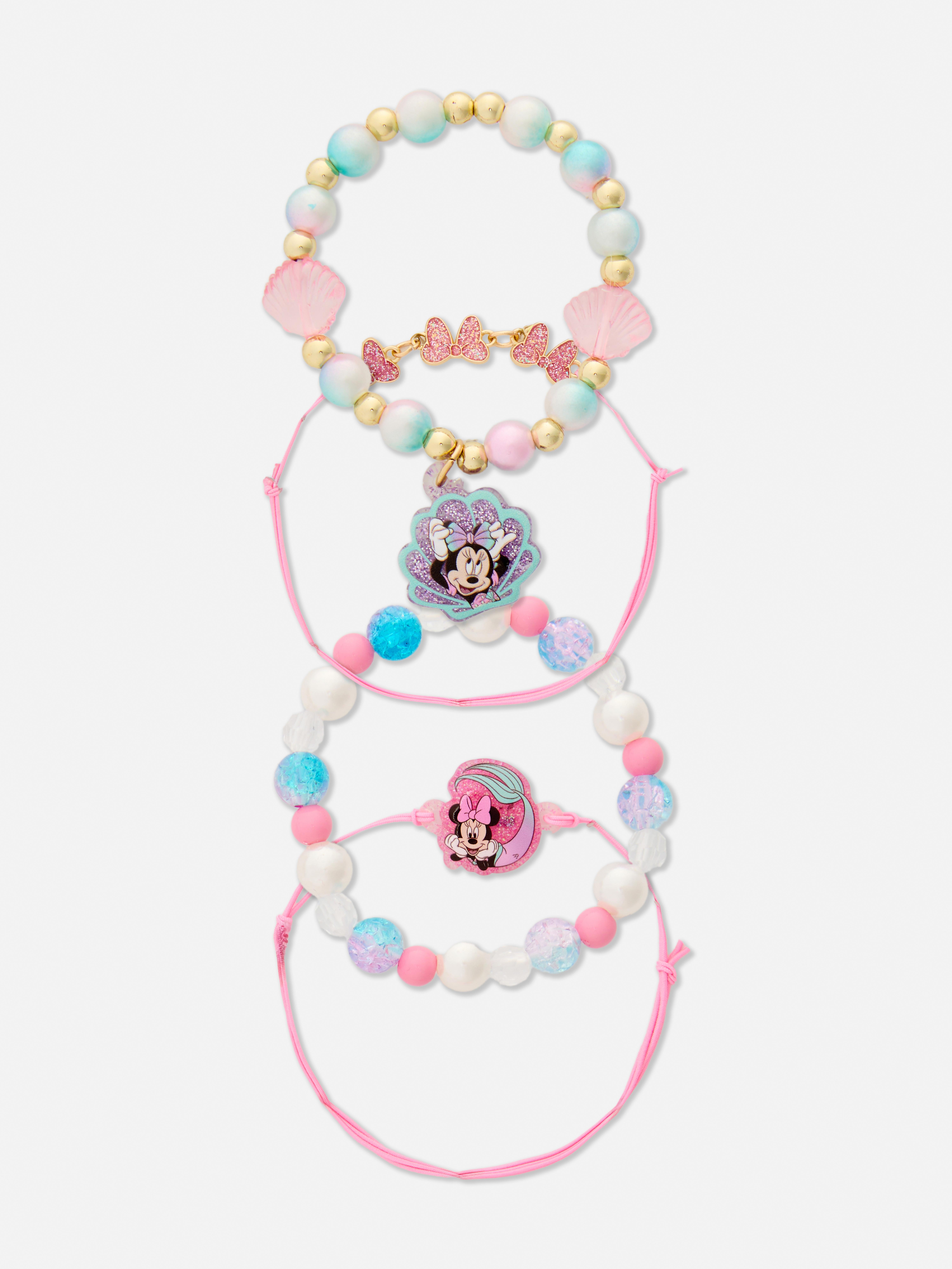 Pack de 4 pulseras de Minnie Mouse de Disney
