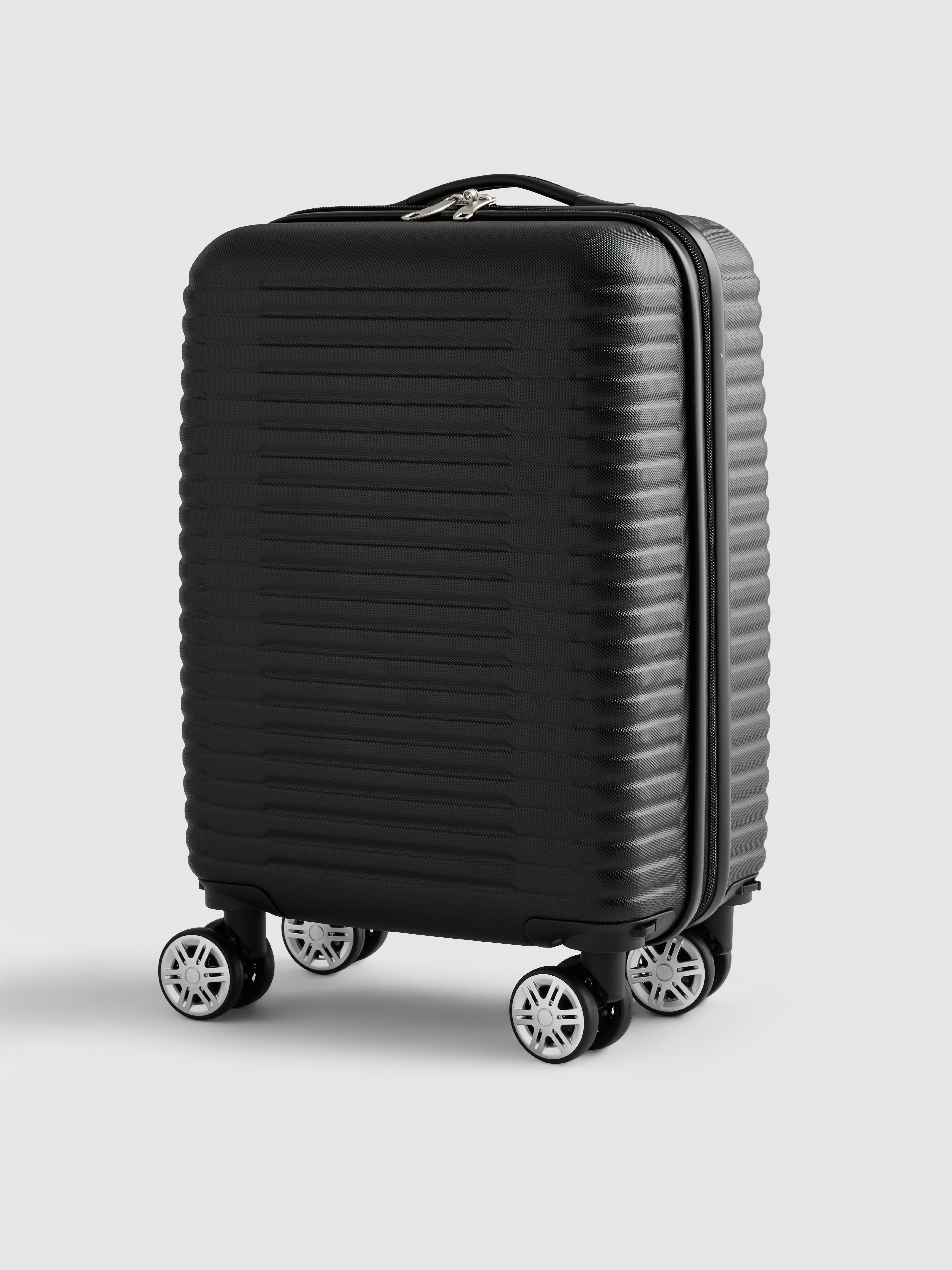 Maleta rígida de cabina con 8 ruedas Negro 2