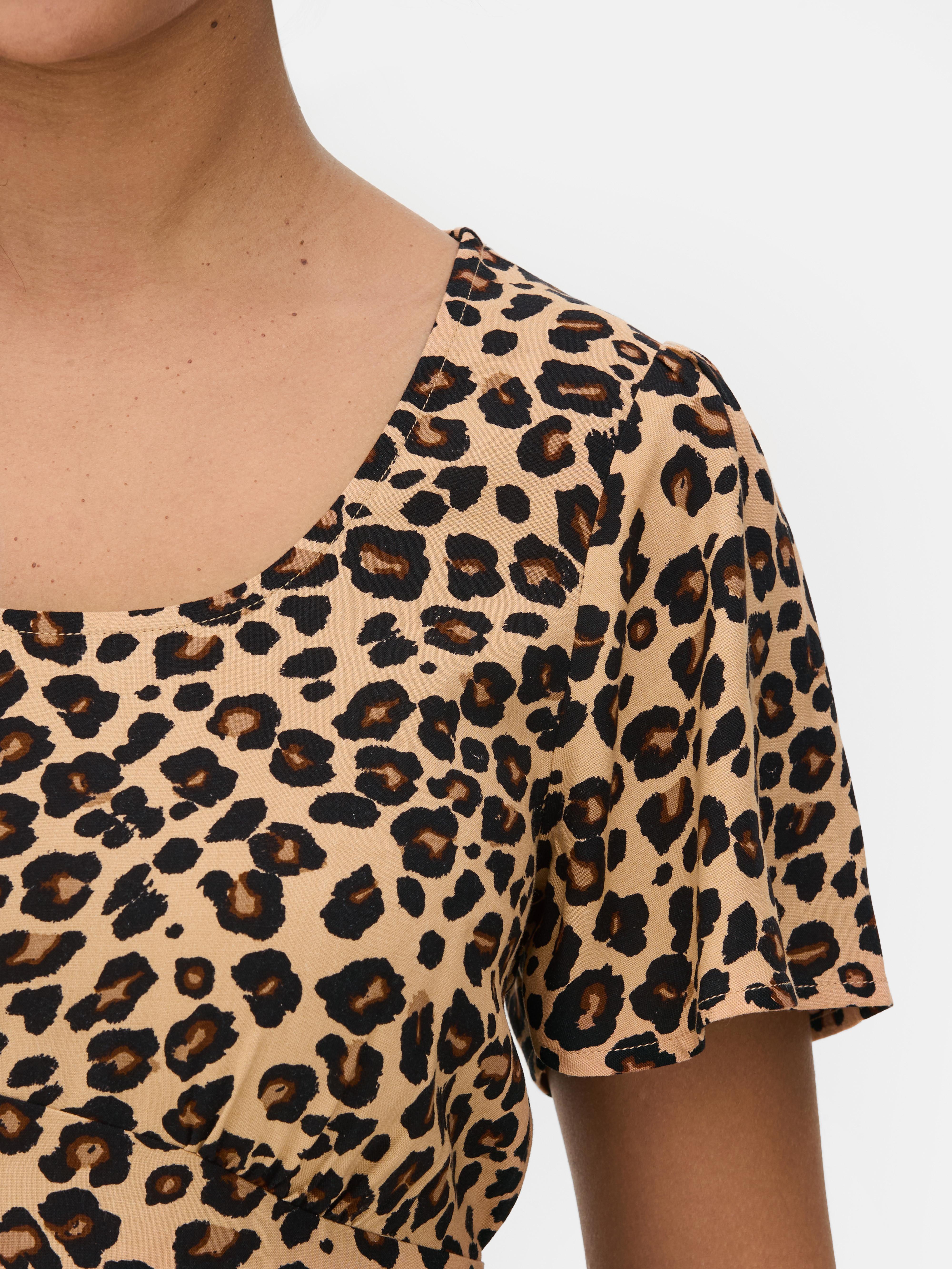 Printed Mini Dress