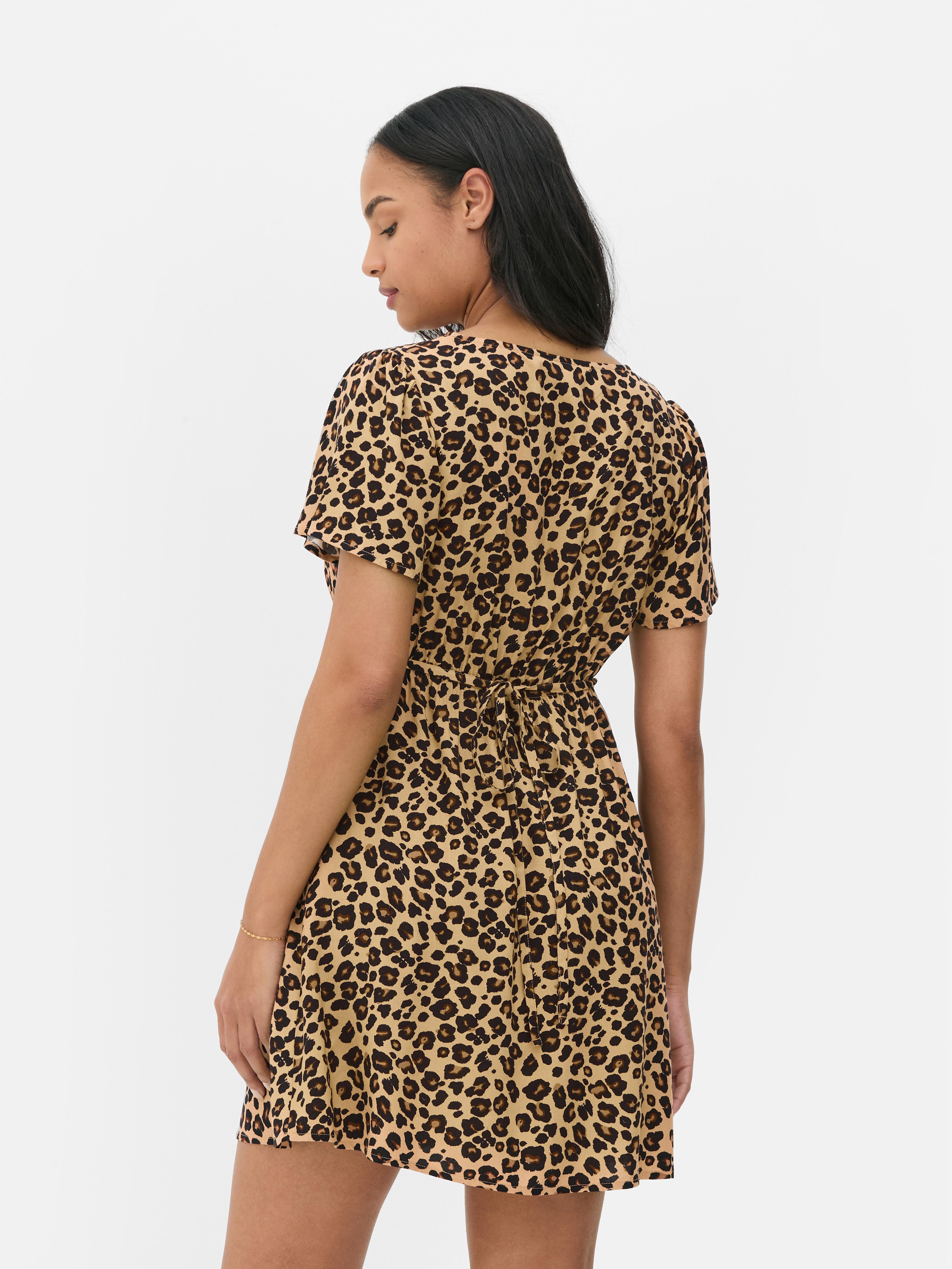 Printed Mini Dress