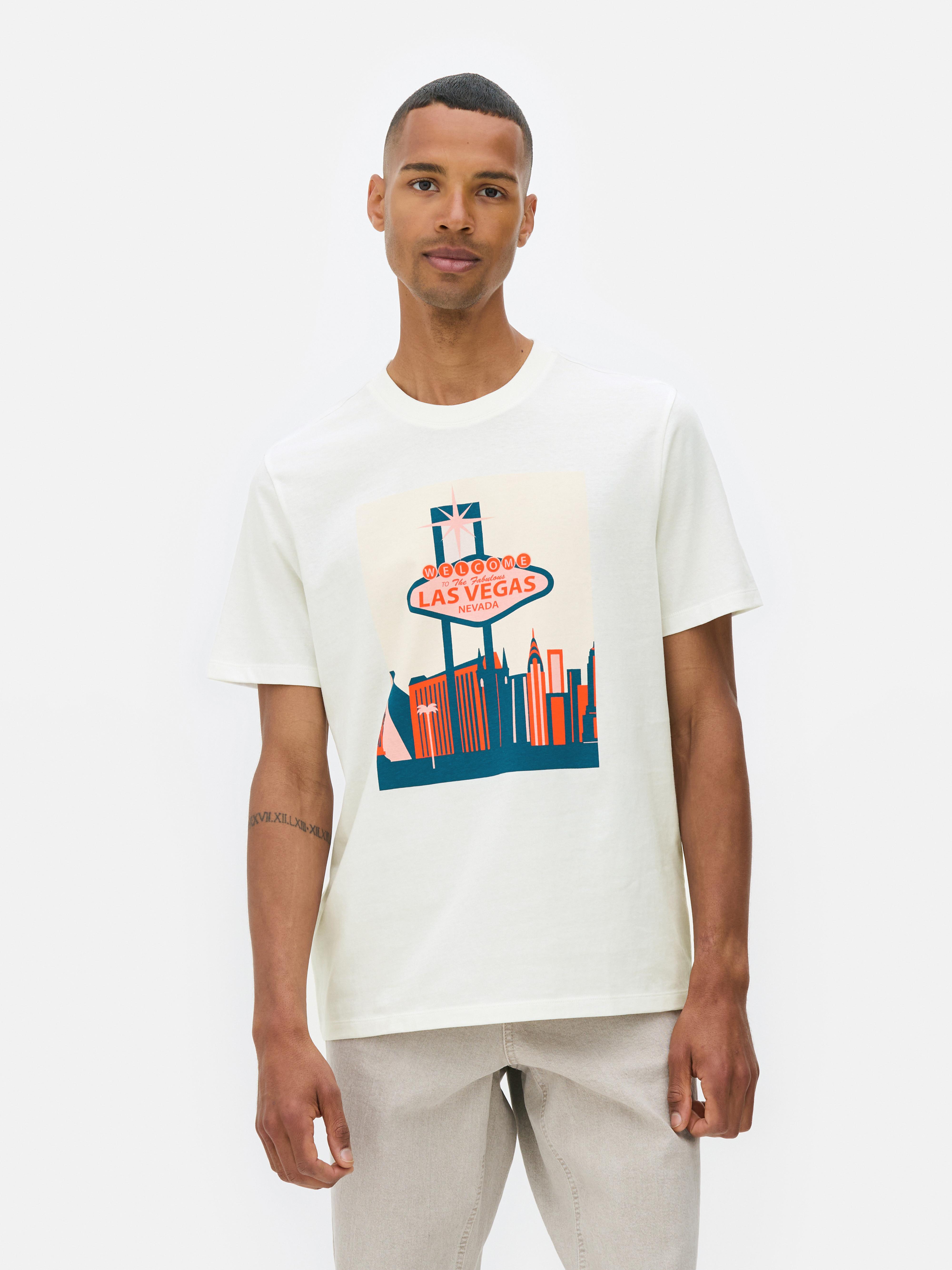 T-shirt panneau Las Vegas
