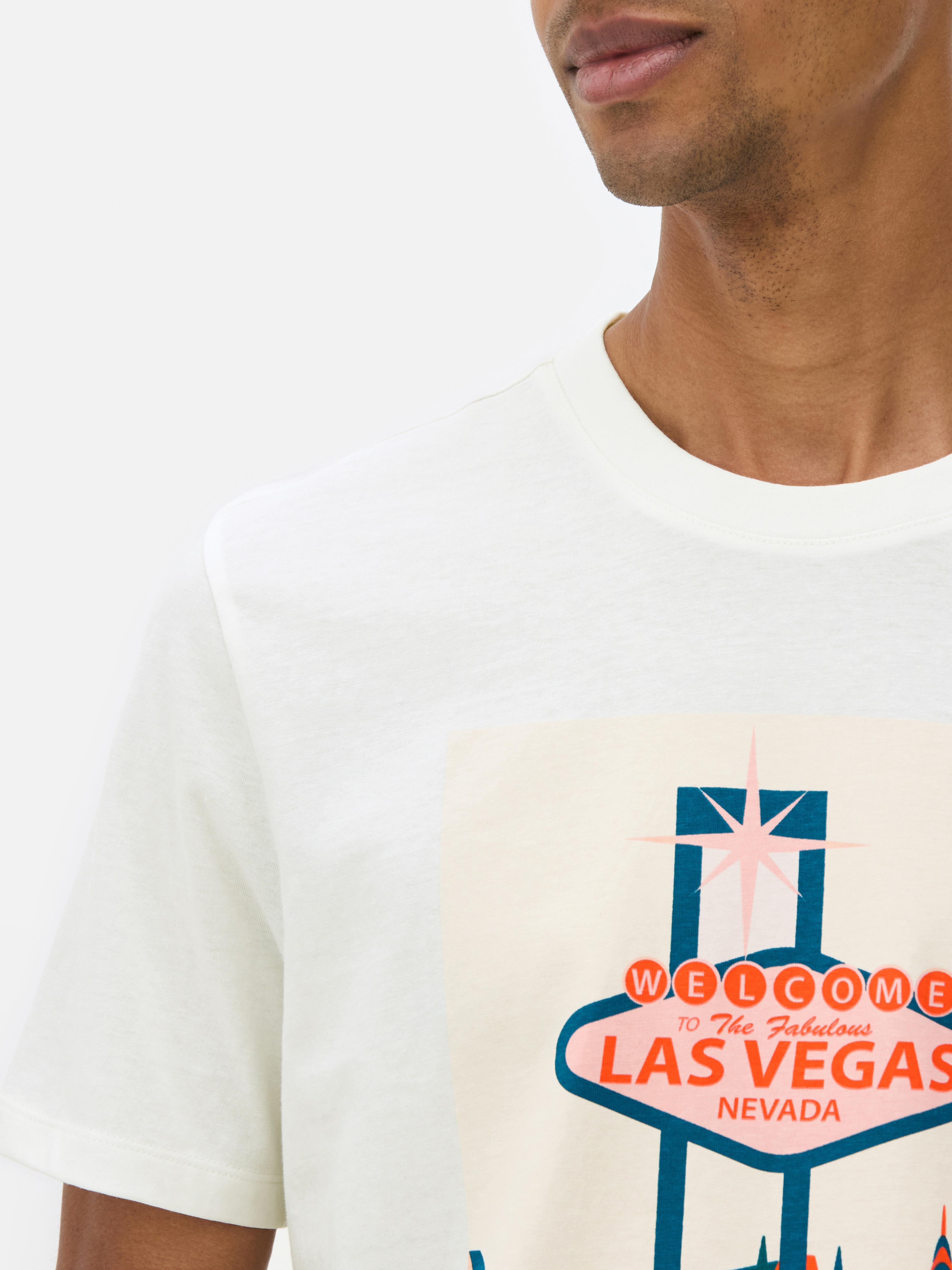 T-shirt panneau Las Vegas