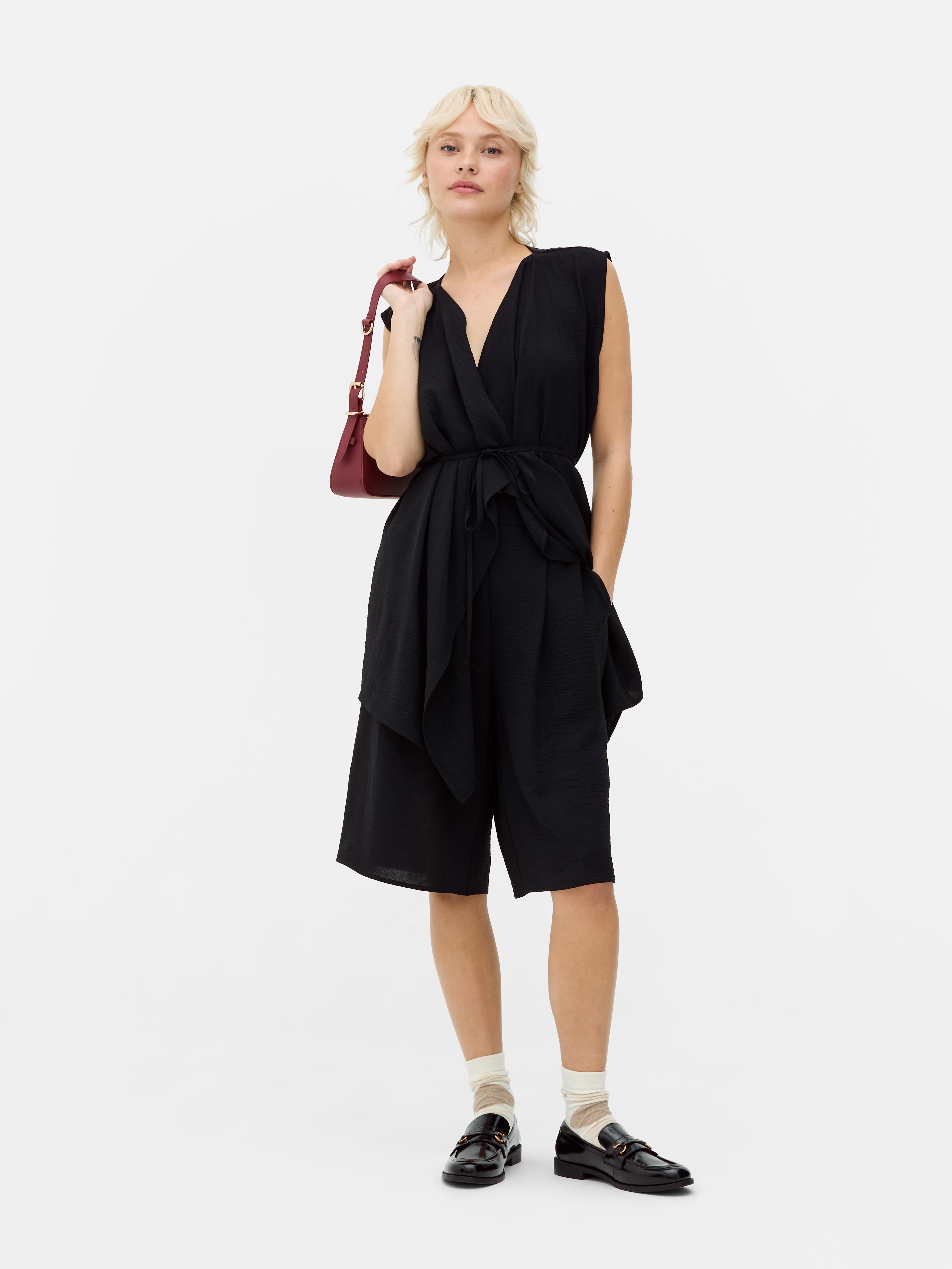 Longline Waterfall Waistcoat Chic waterfall waistcoat. Sleeveless, longline fit with tie detail