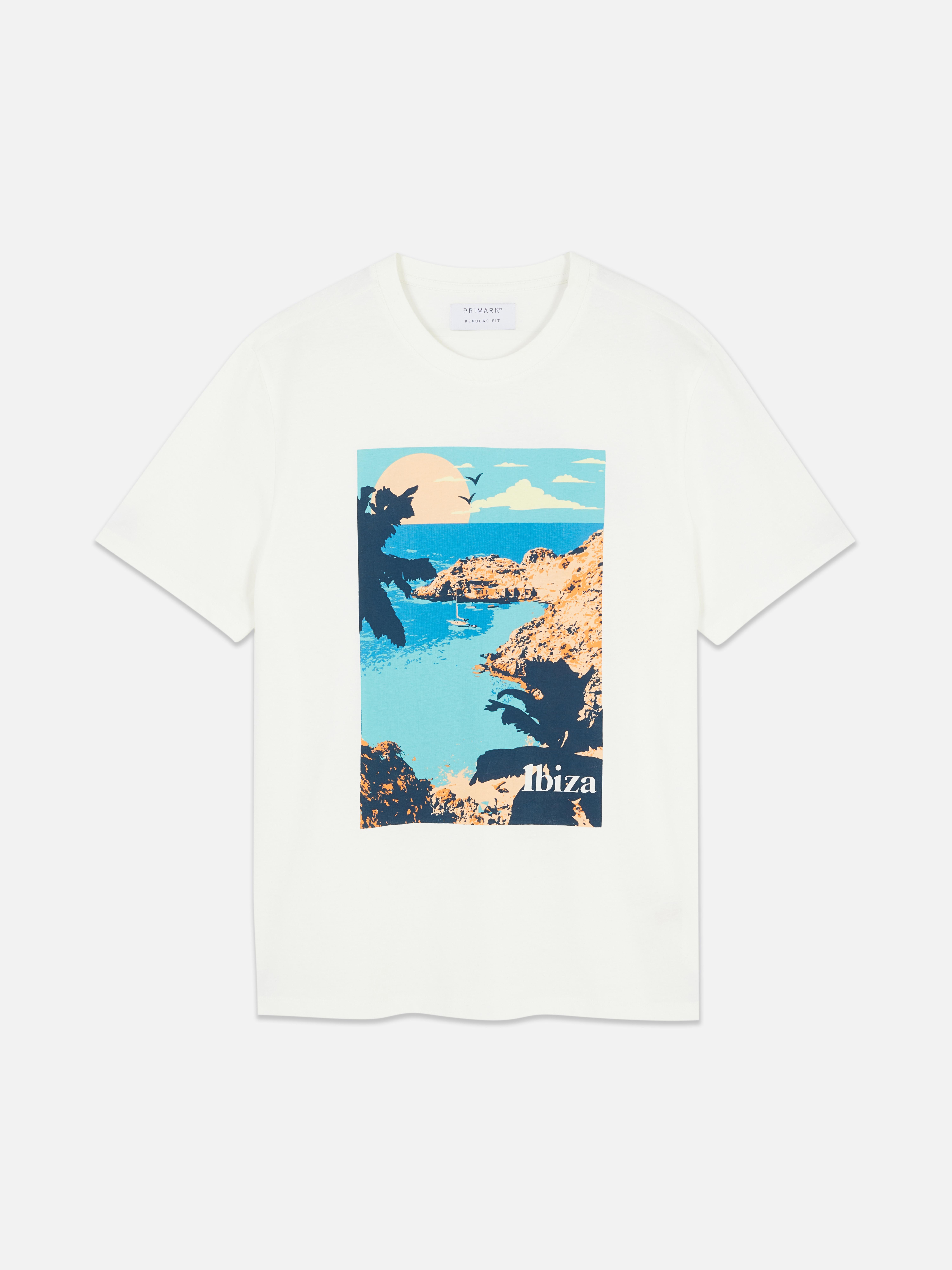 Ibiza-mintás póló
