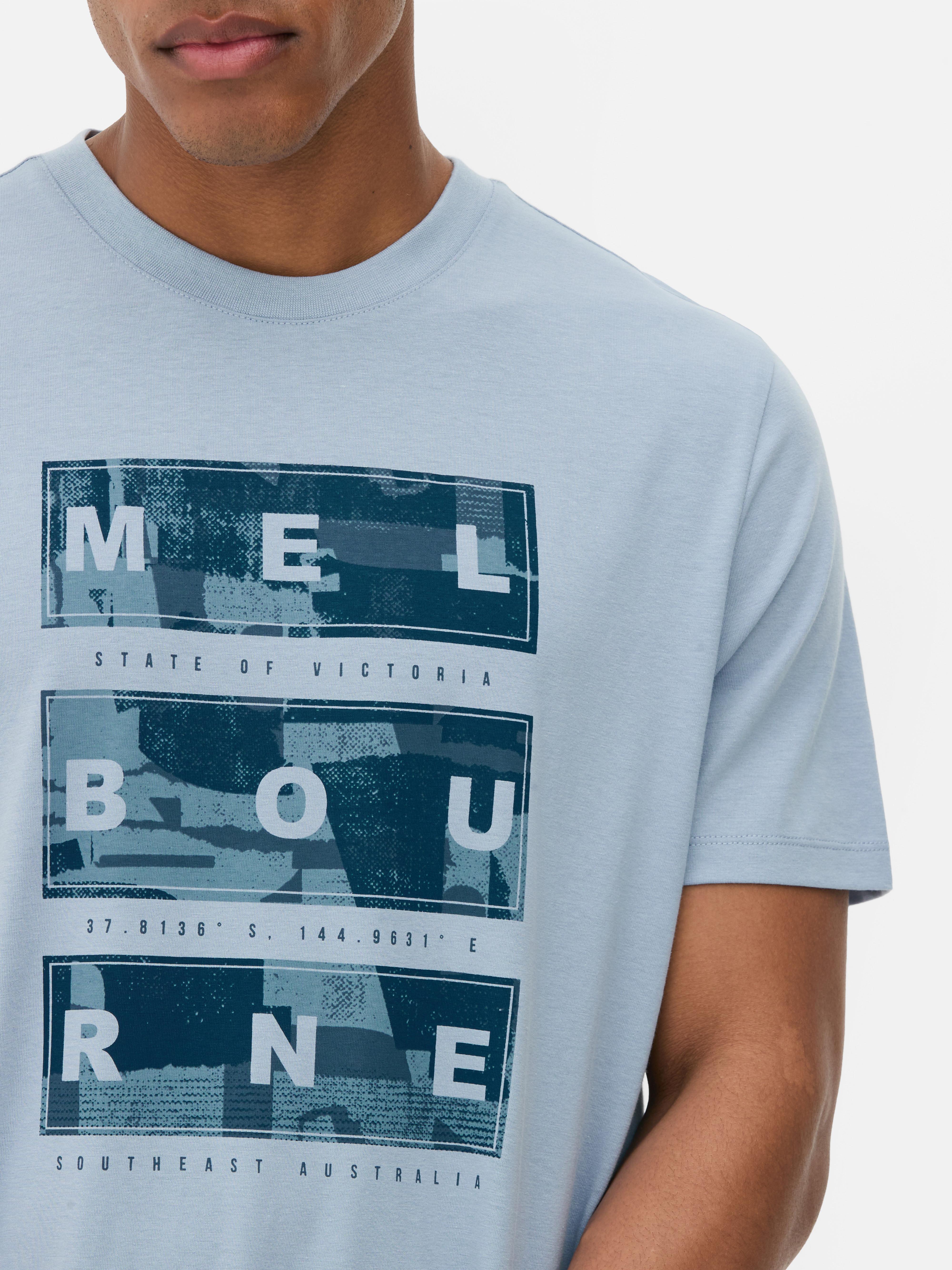 T-Shirt mit Melbourne-Grafik