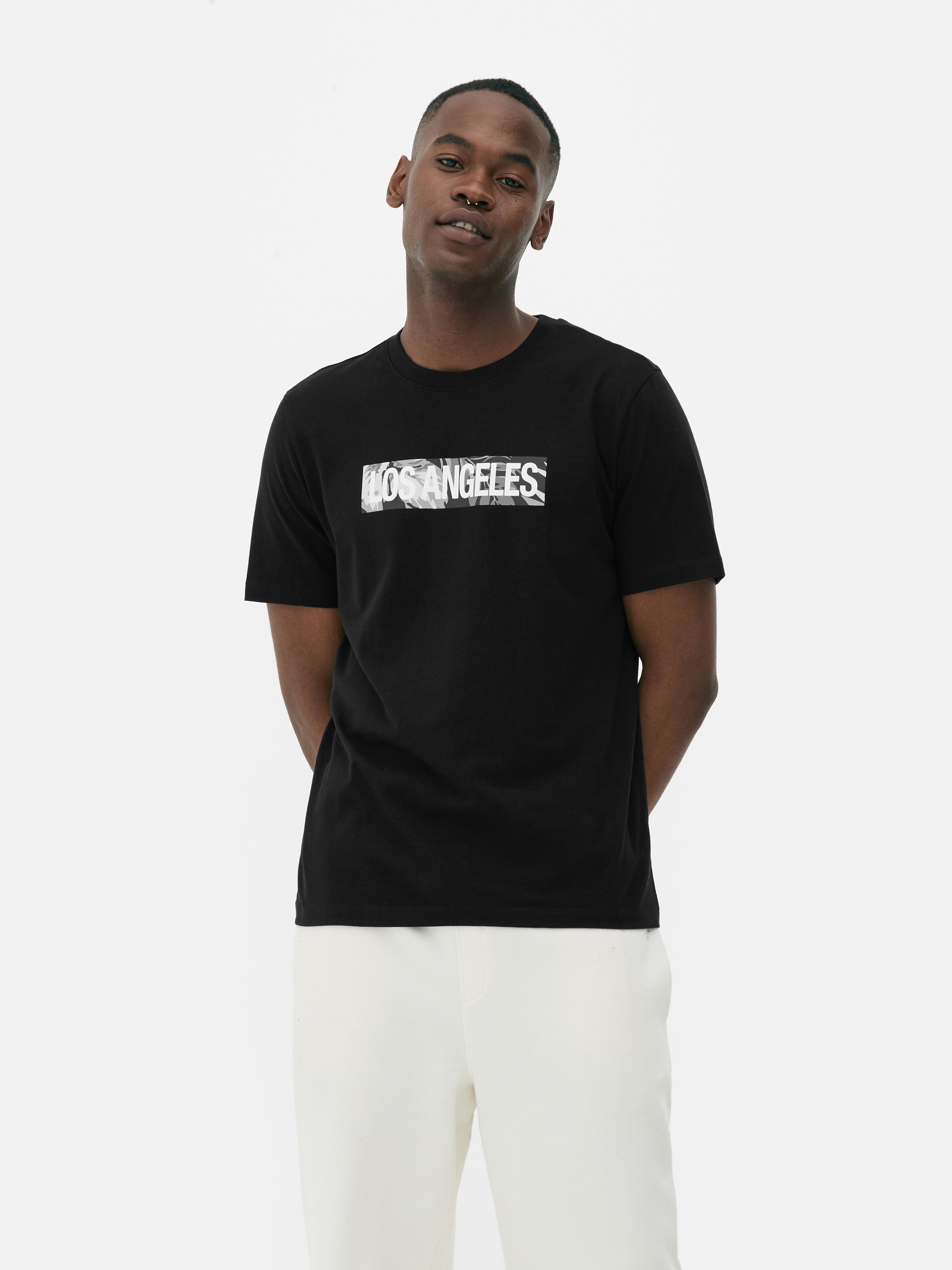 T-shirt manga curta Los Angeles