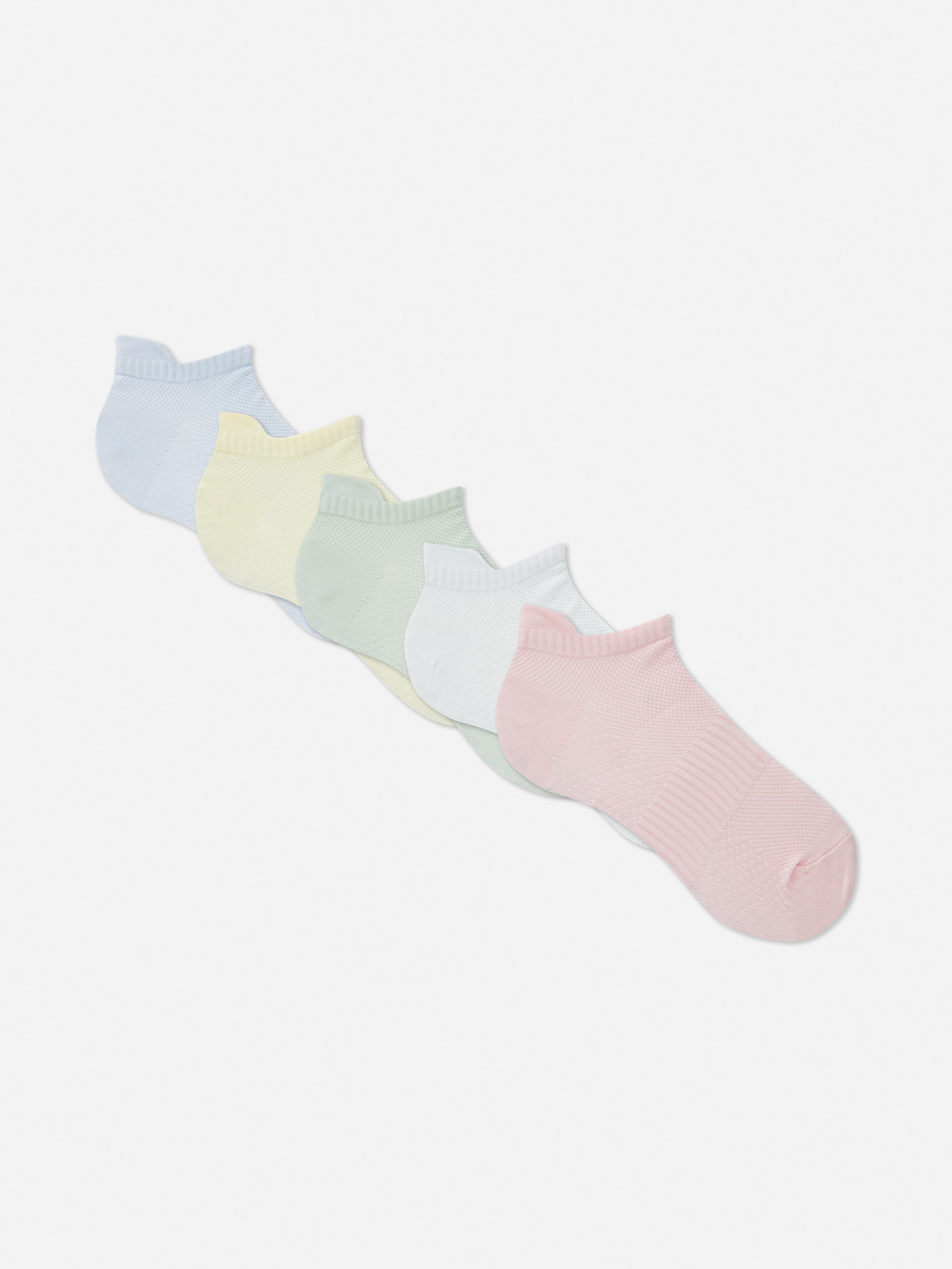 5pk Microfibre Trainer Socks