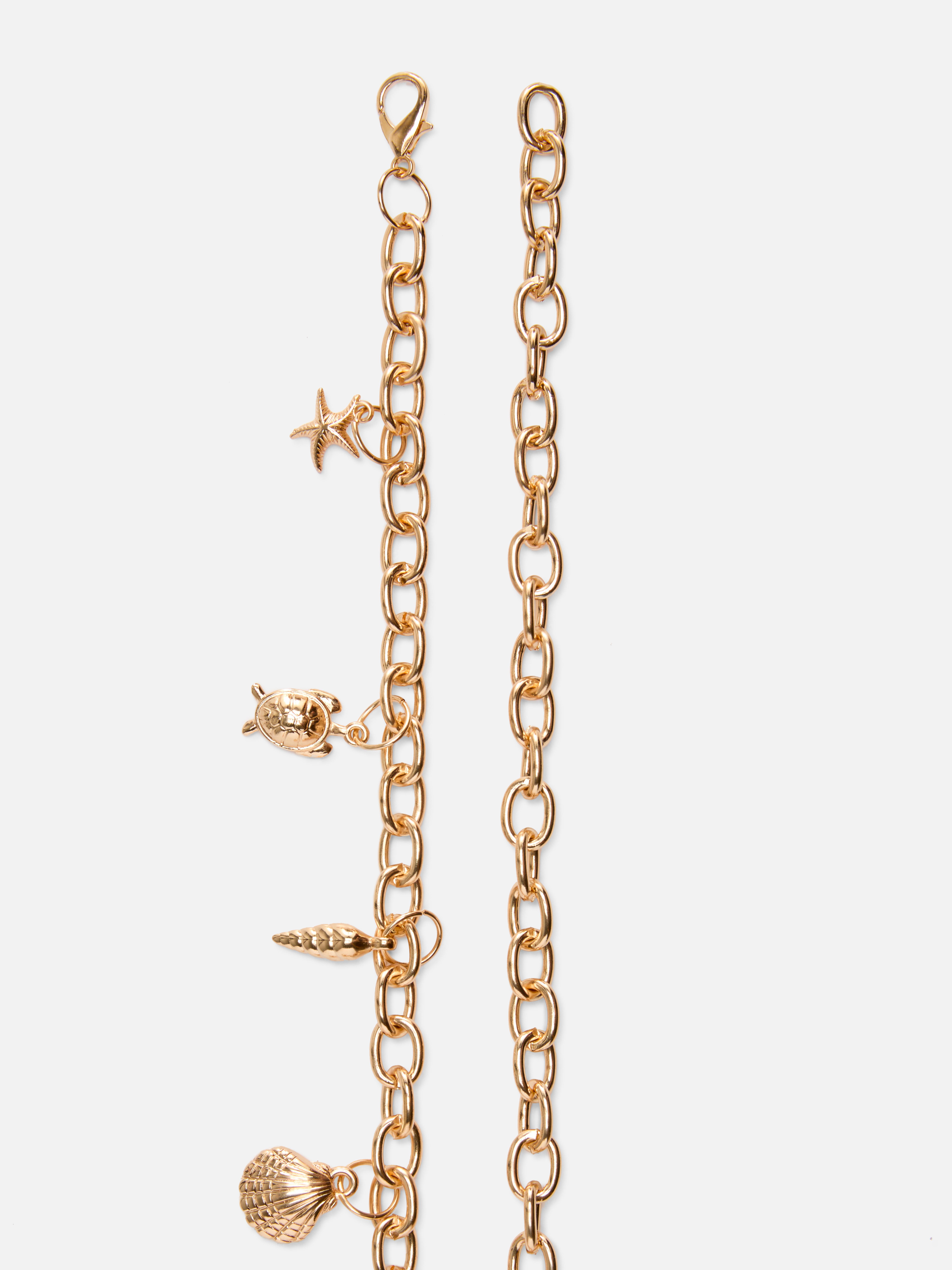 Seashell Chain Belt