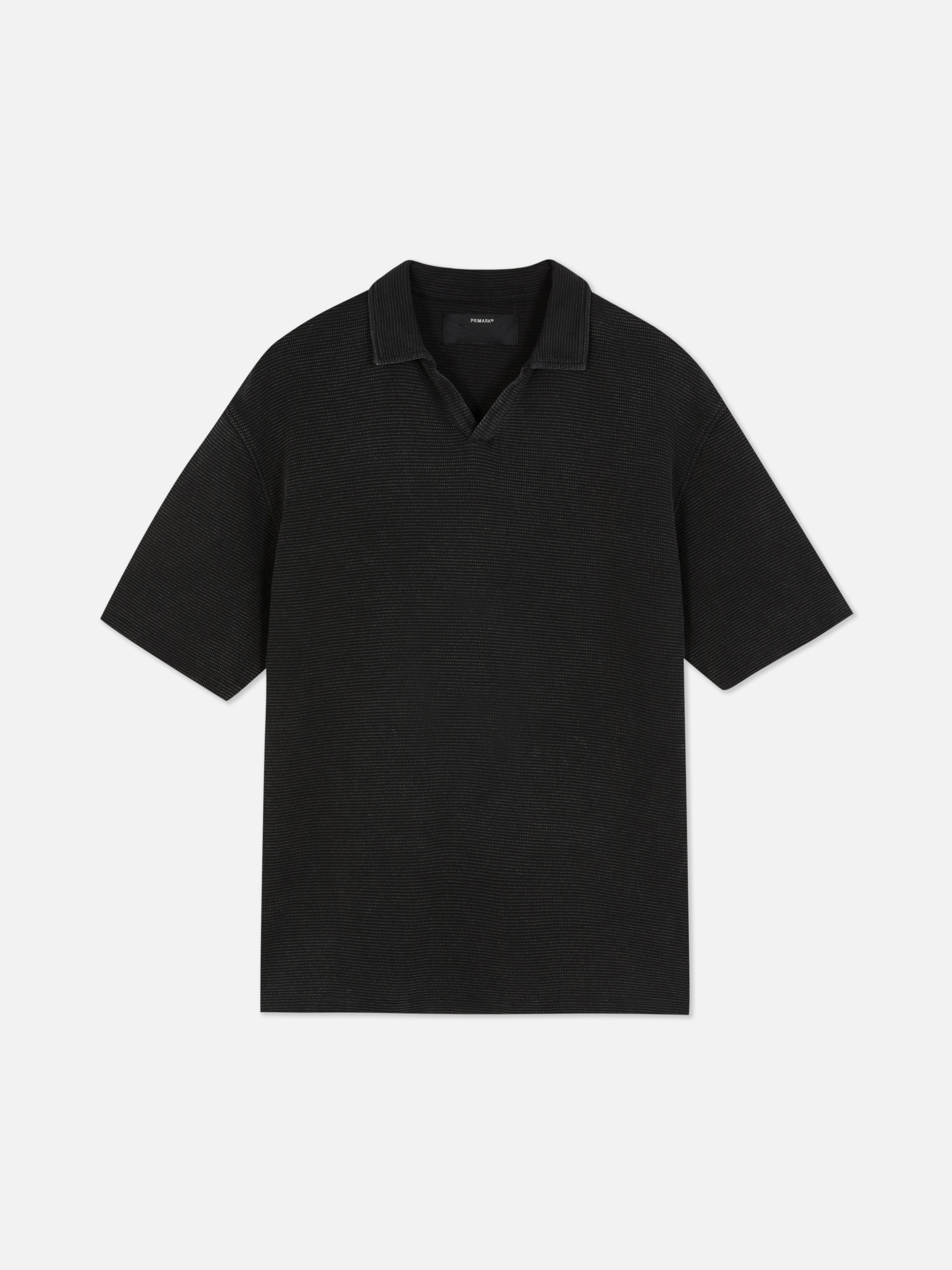 Tricou polo texturat