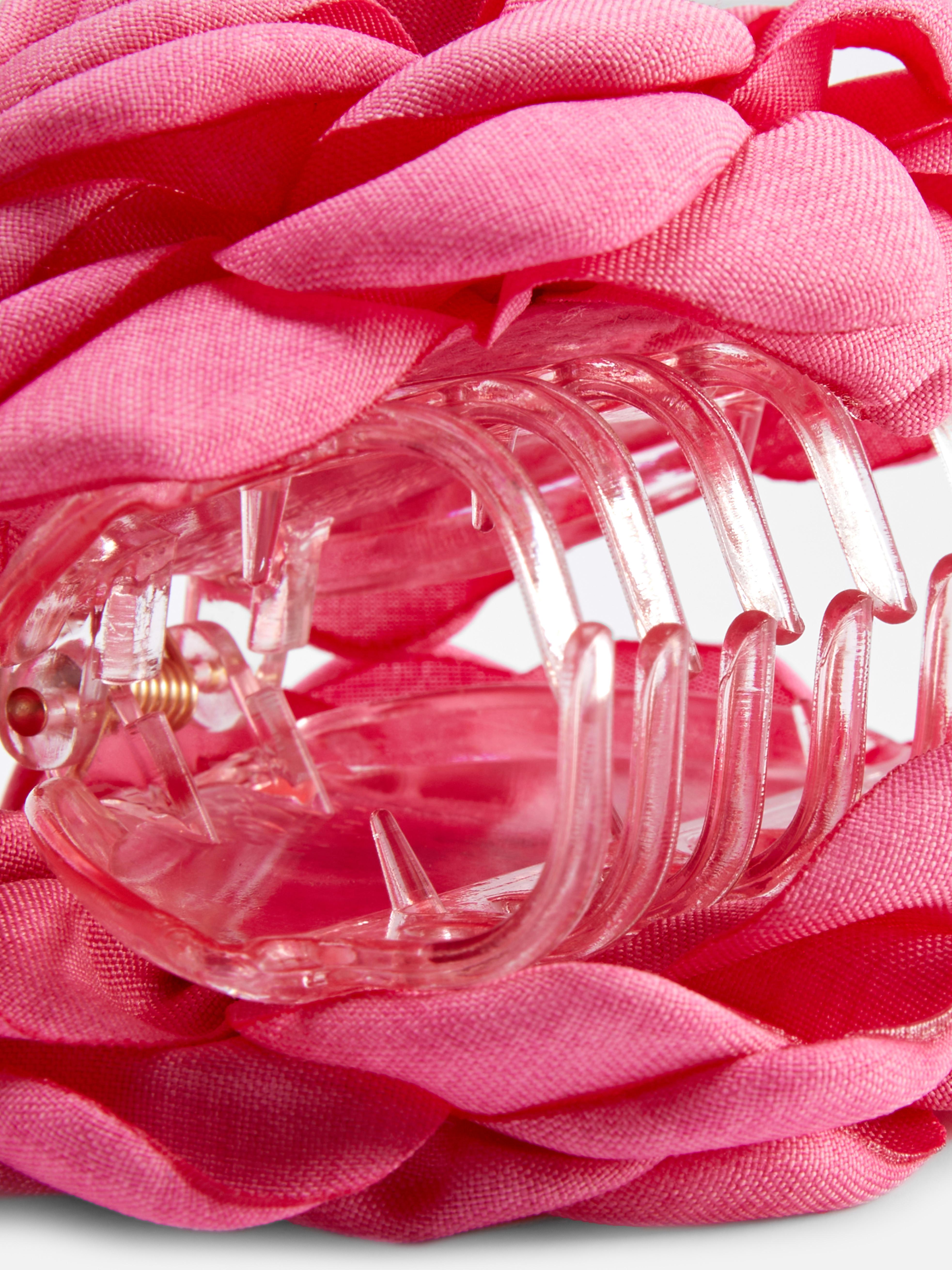 Fabric Flower Hair Claw