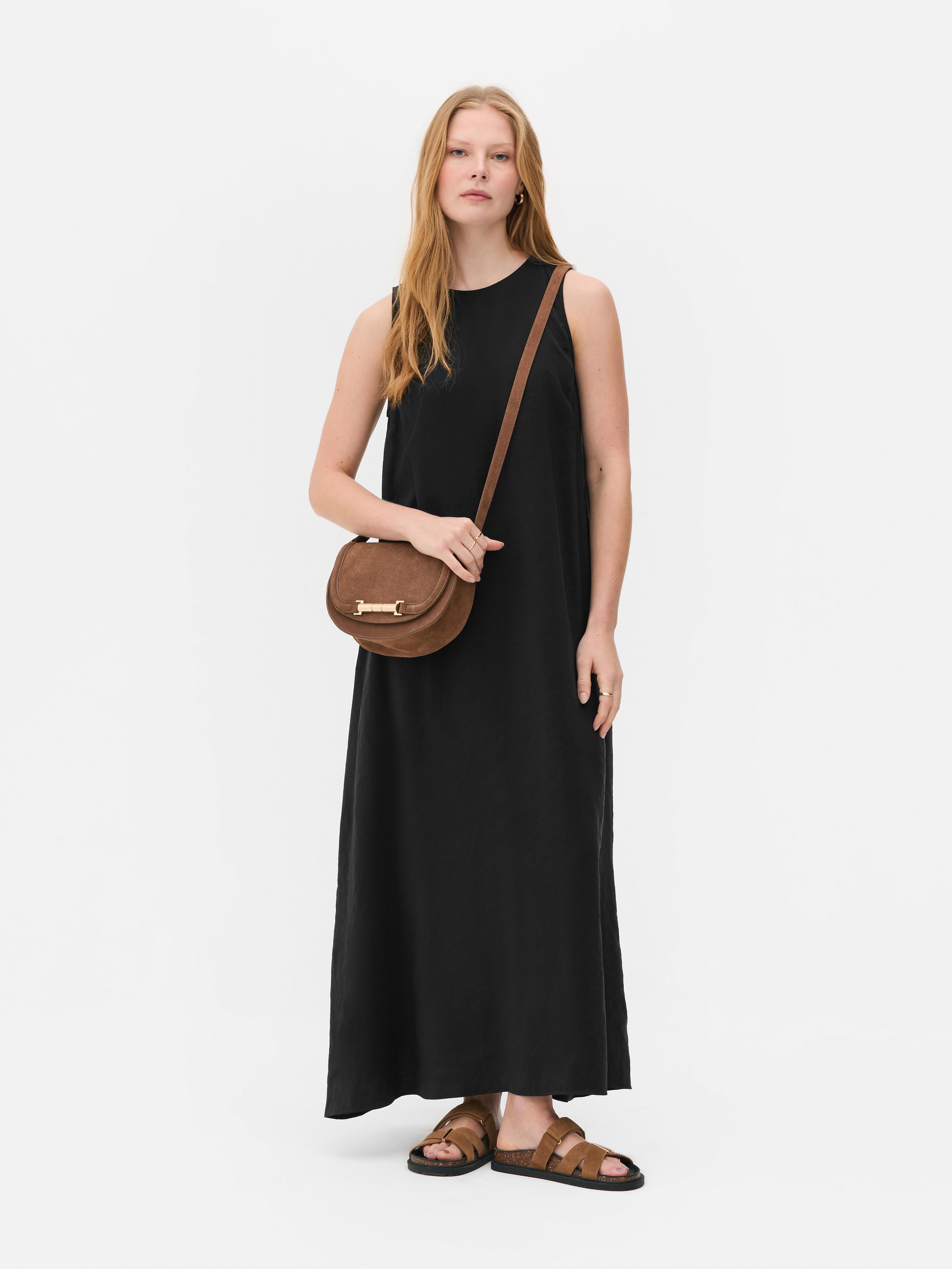 Mouwloze midi-jurk The Edit